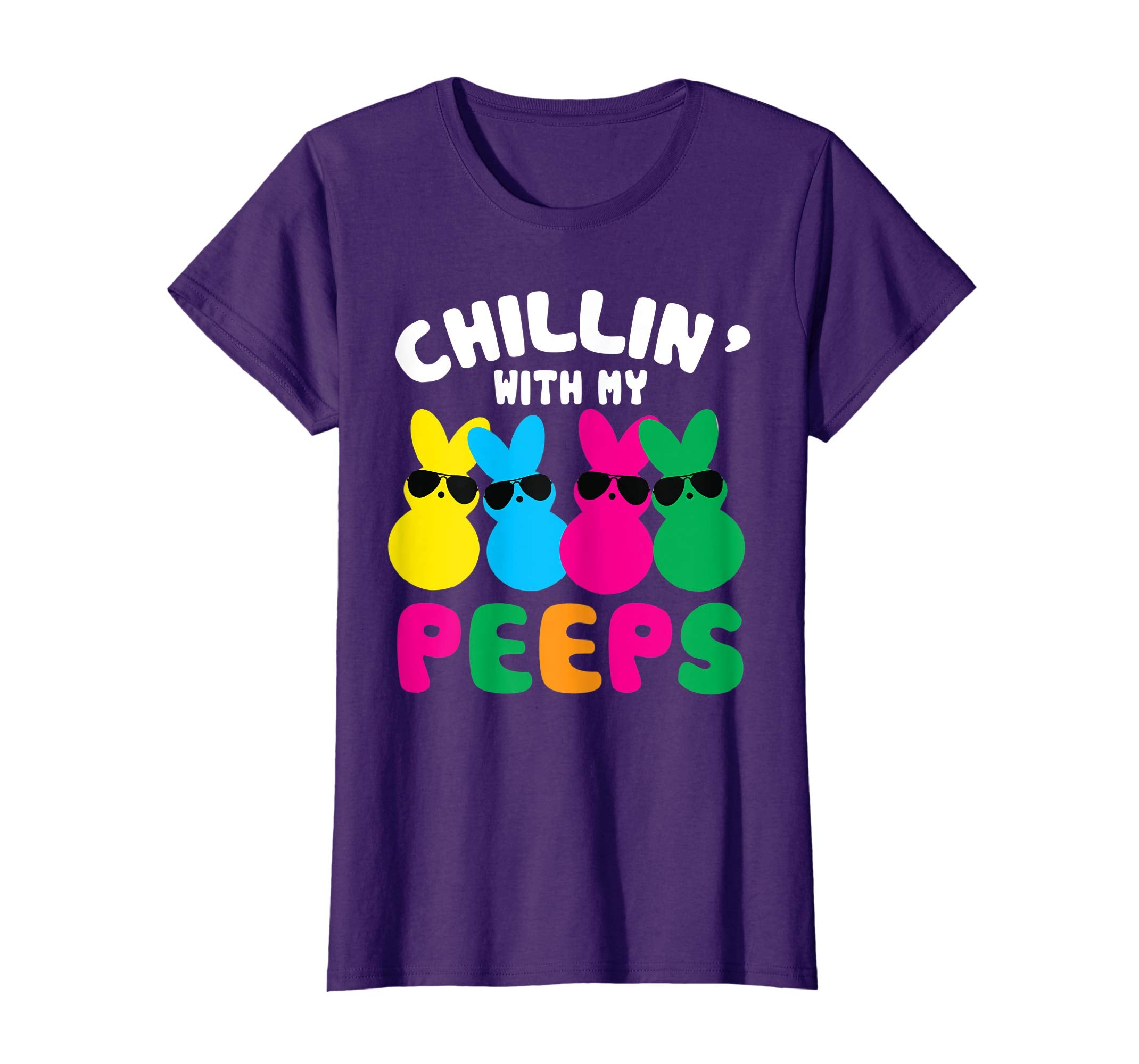 Chillin' With My Peeps Easter Bunny T-Shirts