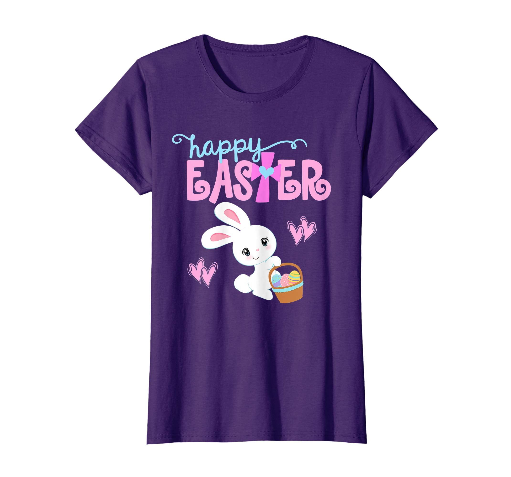 HAPPY EASTER Bunny Shirt Christian Love Jesus Shirt Girl Kid
