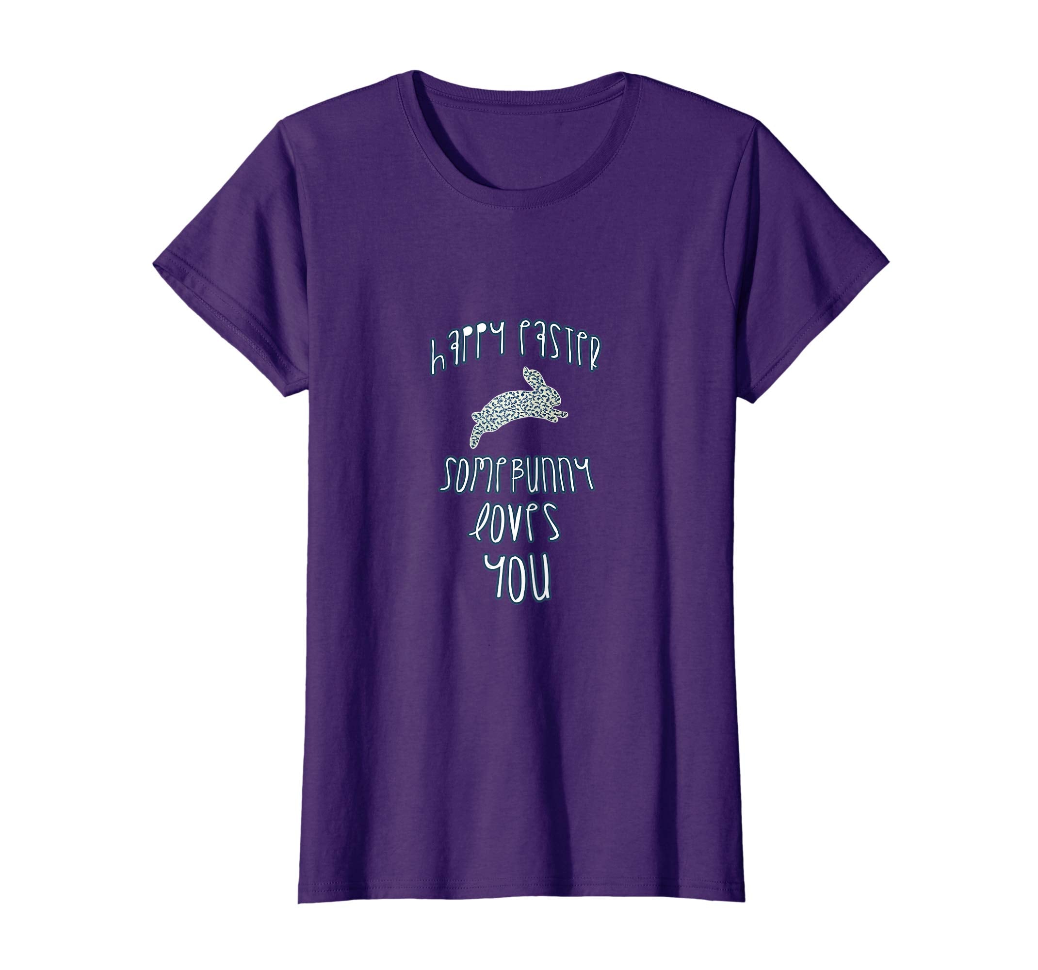 Vintage Style Happy Easter Somebunny Loves You T Shirt