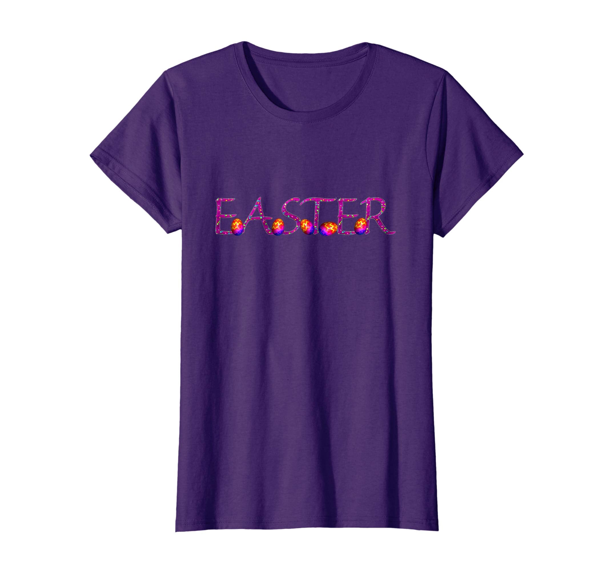 Happy Easter Holiday Shirt Decorative Calligraphy Easter Tee
