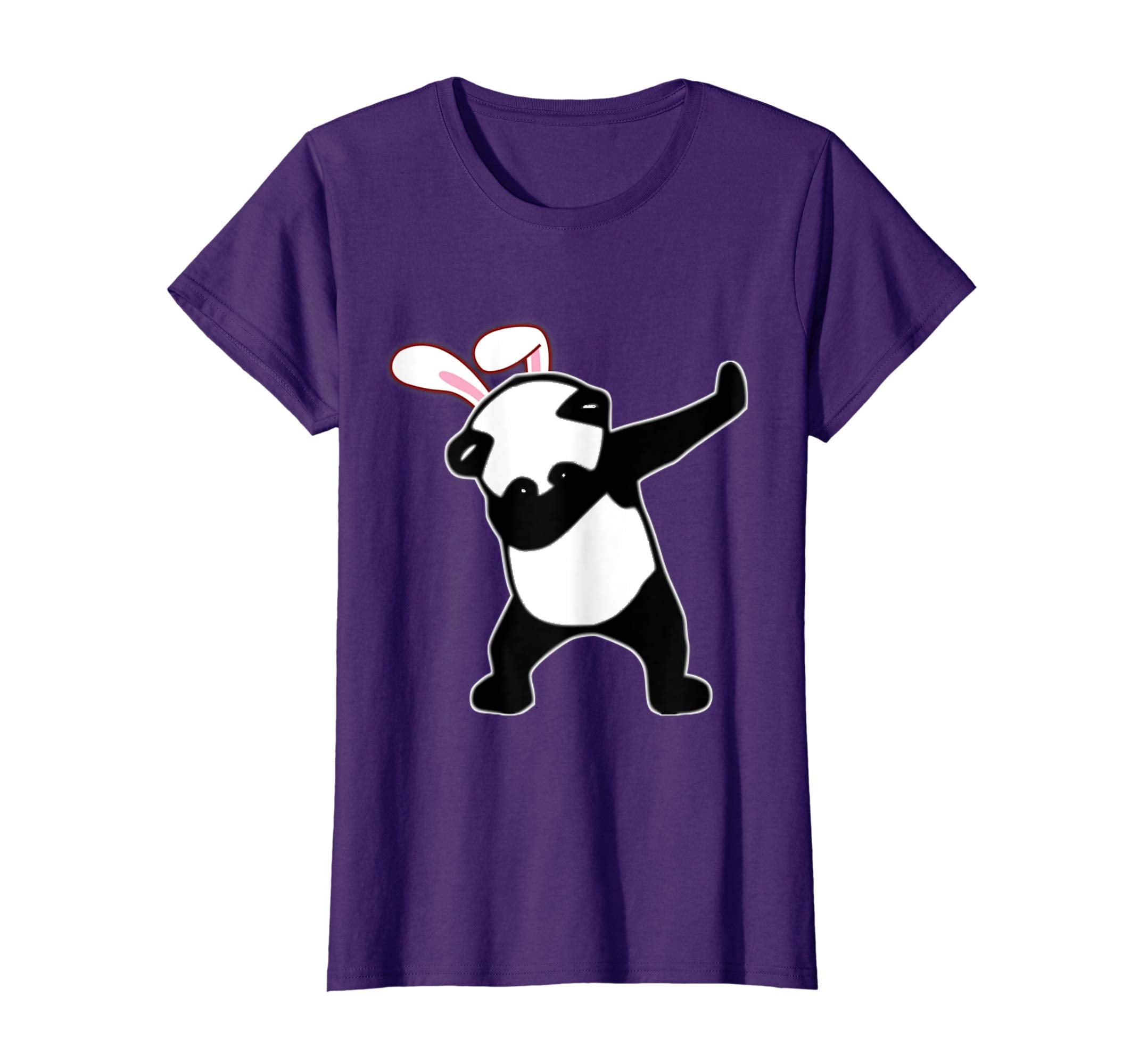 Easter Bunny Dabbing Panda Bear Tshirt Rabbit Ears Gift