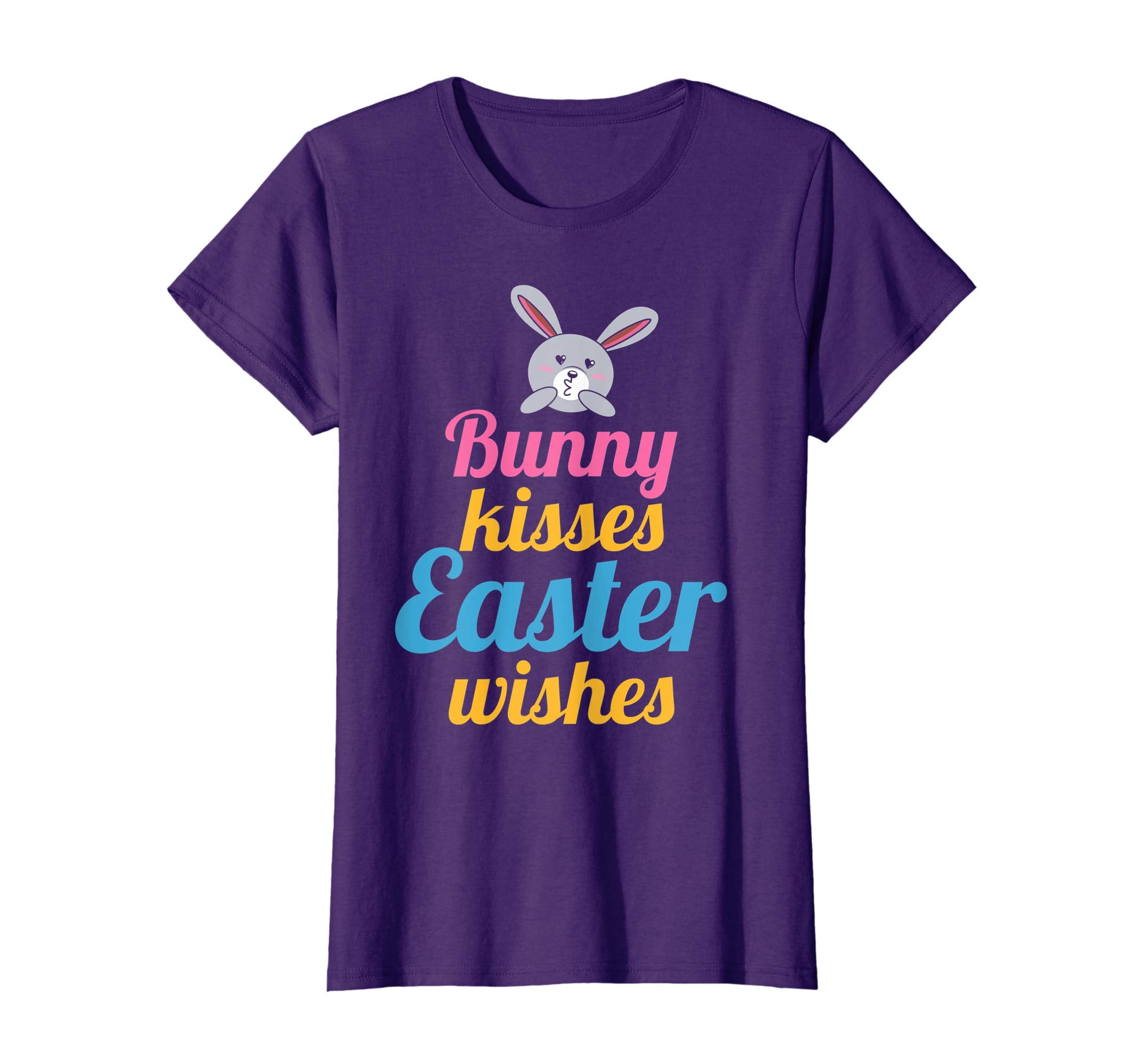 Bunny Kisses Easter Wishes Sunday Egg Hunt Hiding T Shirt