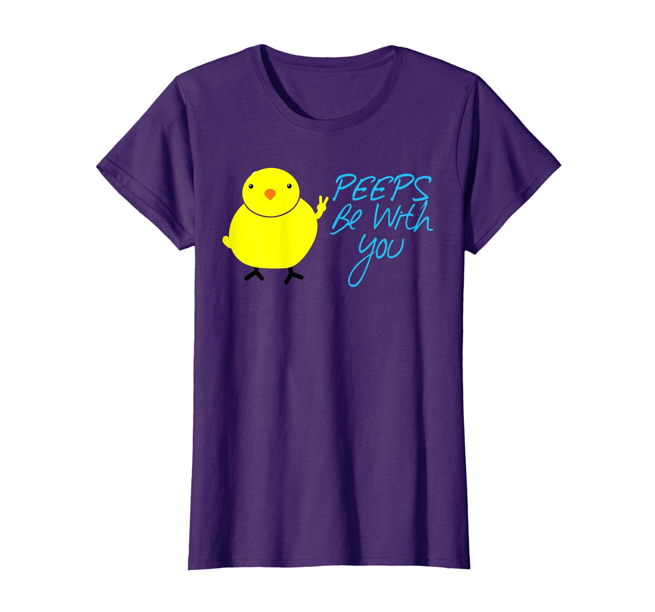 Funny Peeps Chick Giving Peace Sign Easter Shirt