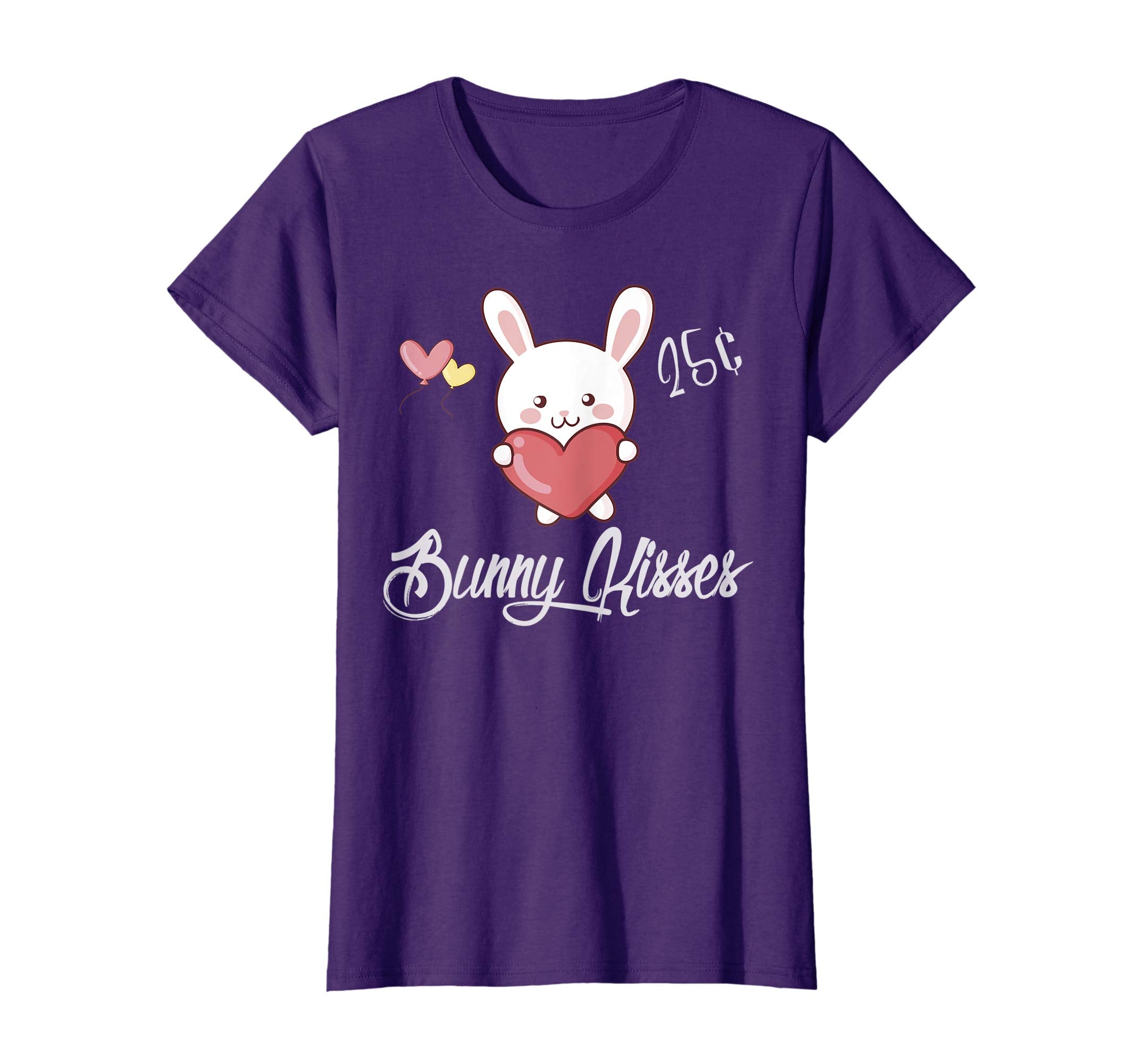 Bunny Kisses Easter Wishes Shirt Cute Gifts For Girls Women
