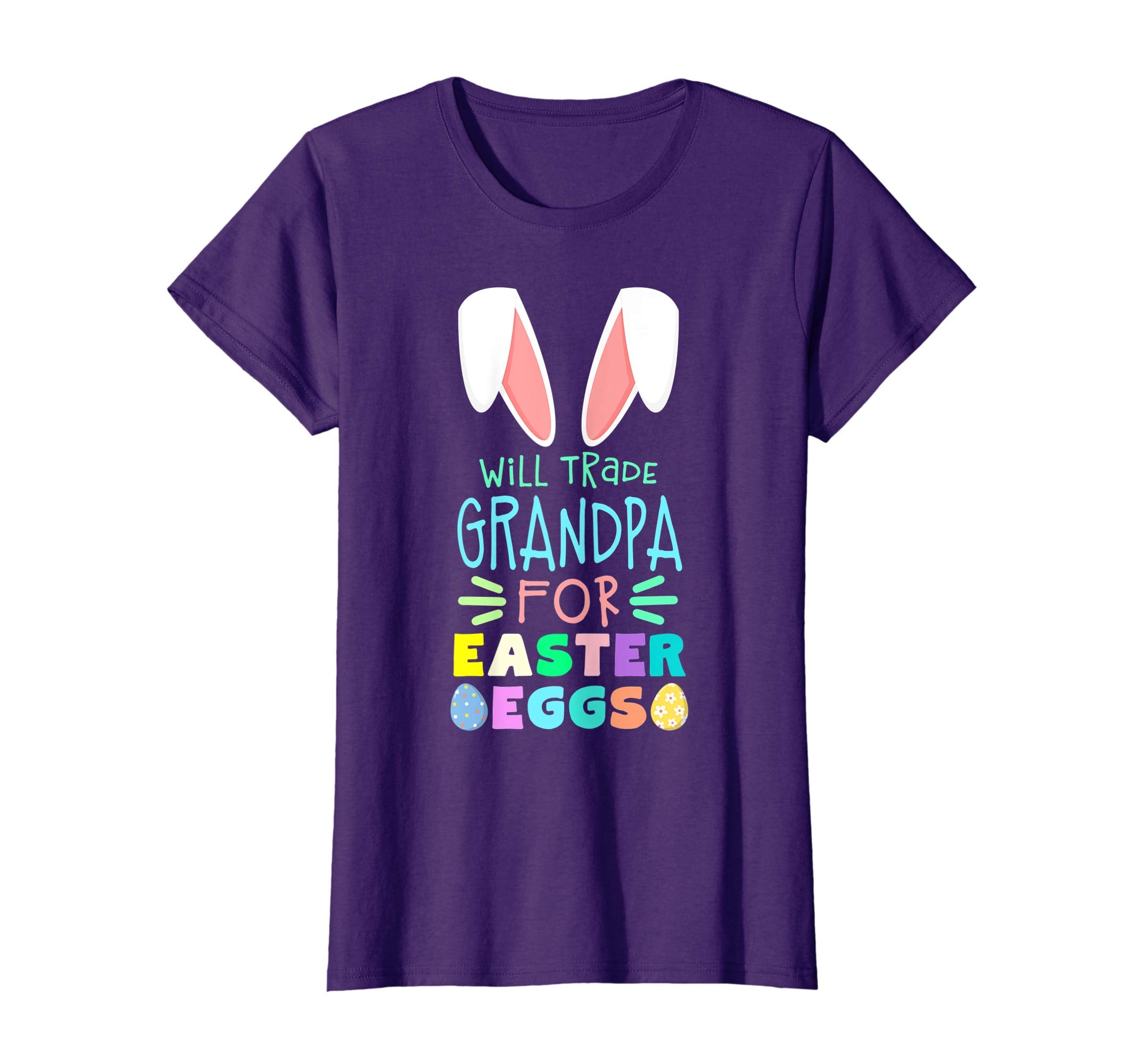 Will Trade Grandpa For Eggs Happy Easter Boys Girls T Shirt