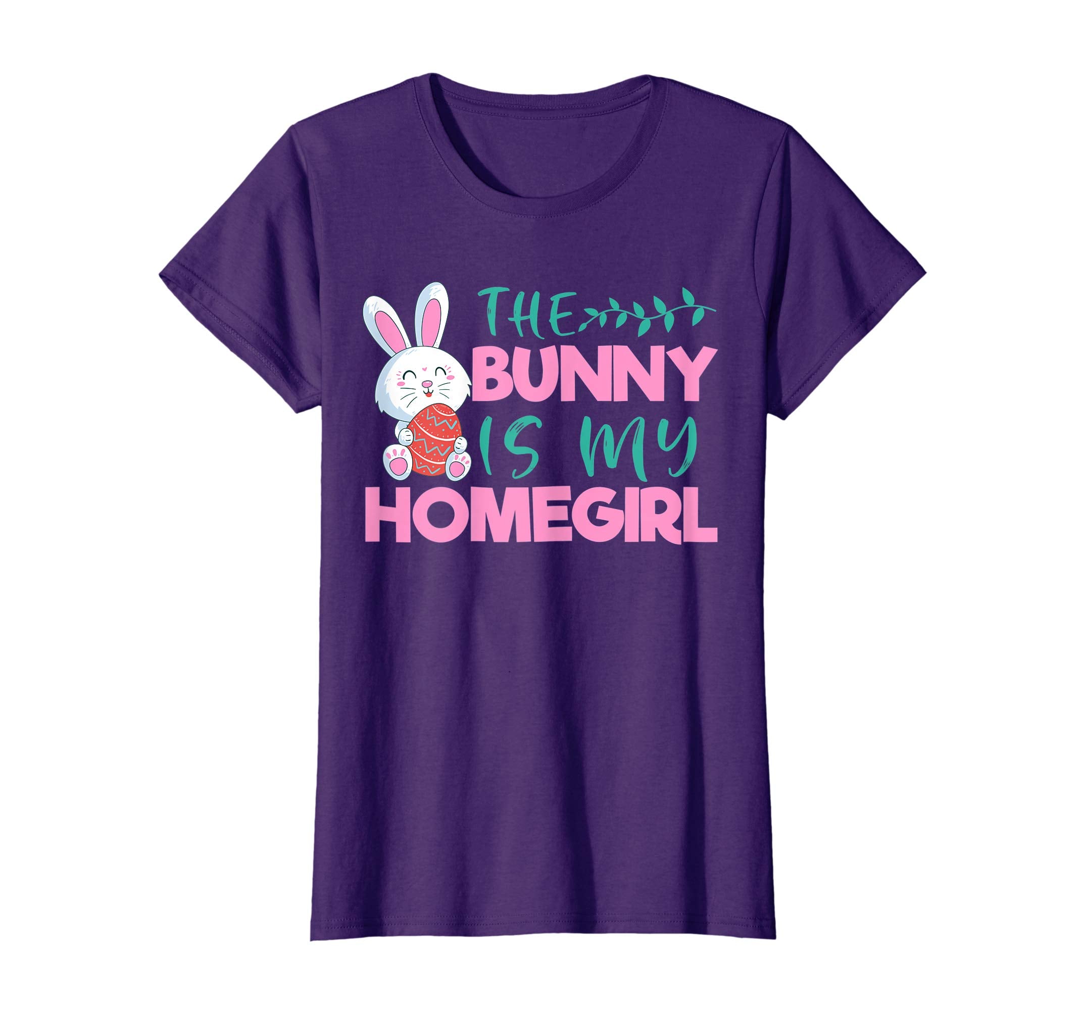 The Bunny Is My Homegirl Easter Shirt Cute Kids School Girl