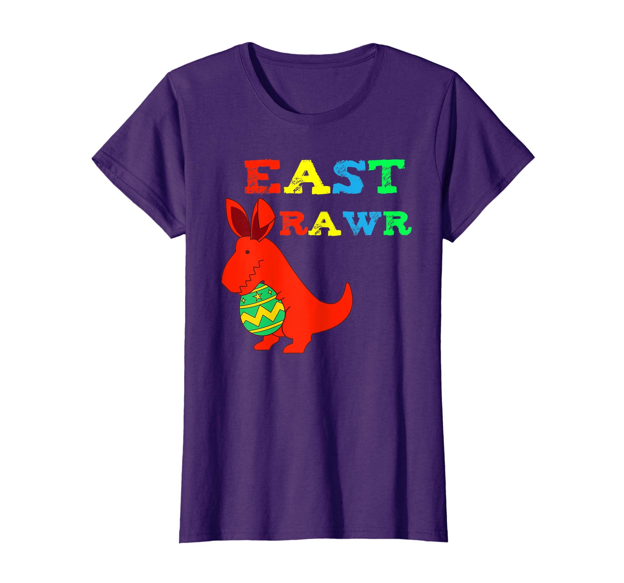 Happy Eastrawr T Rex Dinosaur Easter Bunny Egg Shirt
