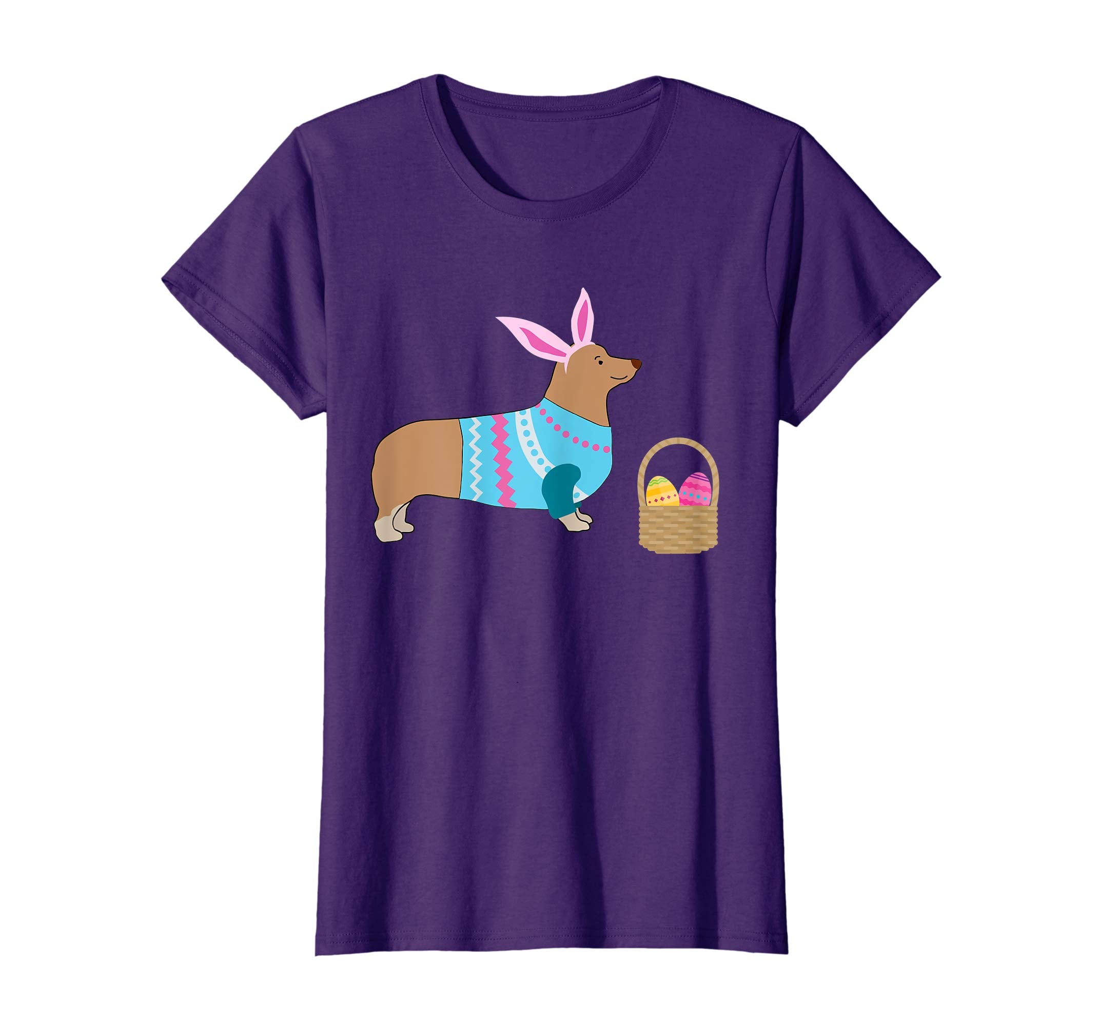 Corgi Easter T-shirt Pembroke Welsh Corgi in Dog Dress