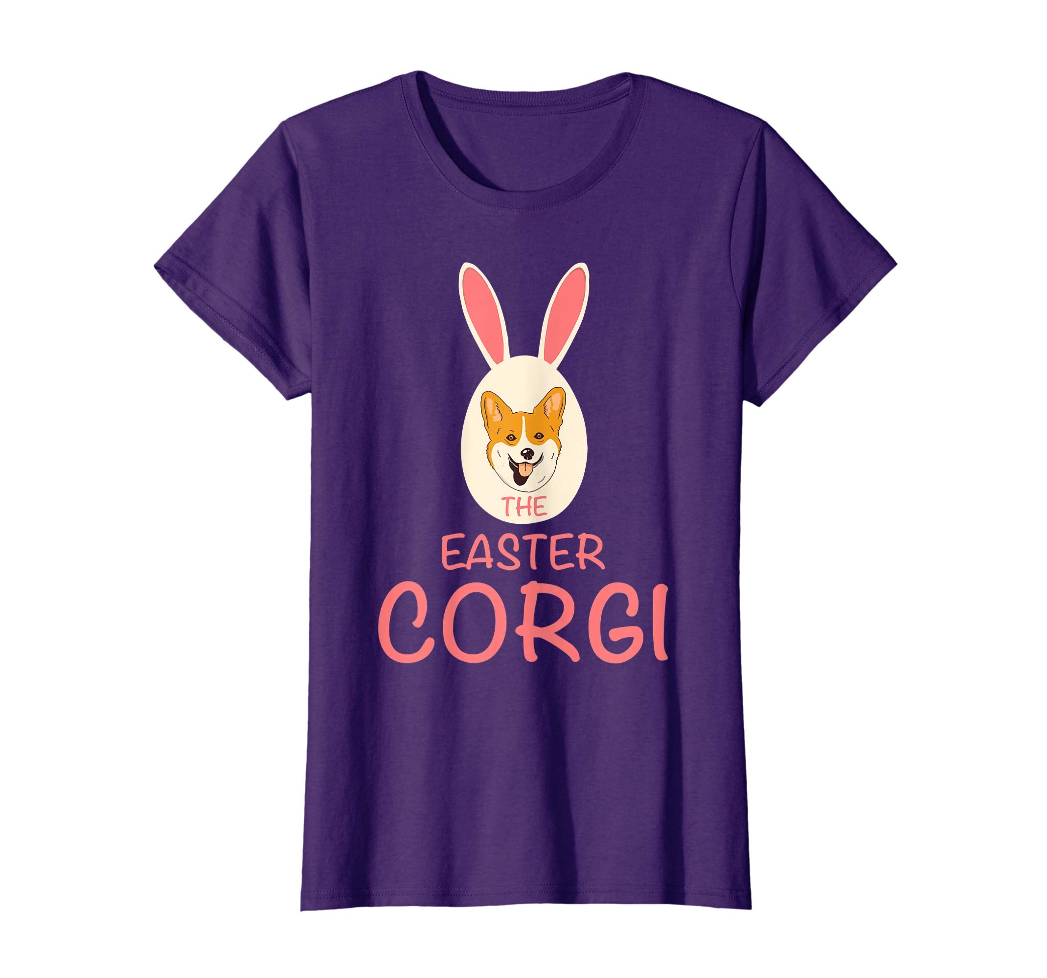 The easter corgi t-shirt. Funny Easter corgi dog shirt.