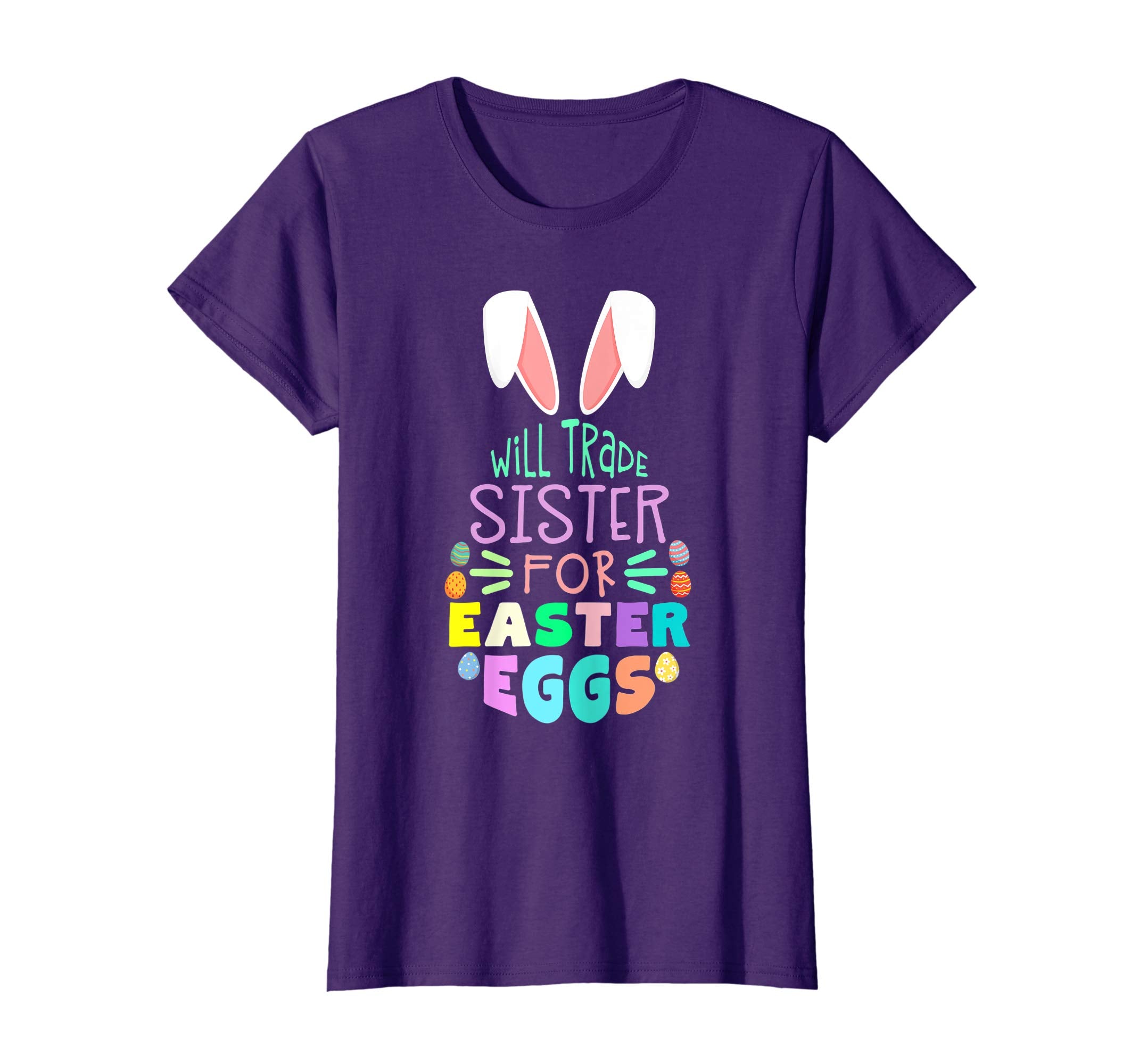 Will Trade Sister For Eggs Happy Easter Boys Girls T Shirt