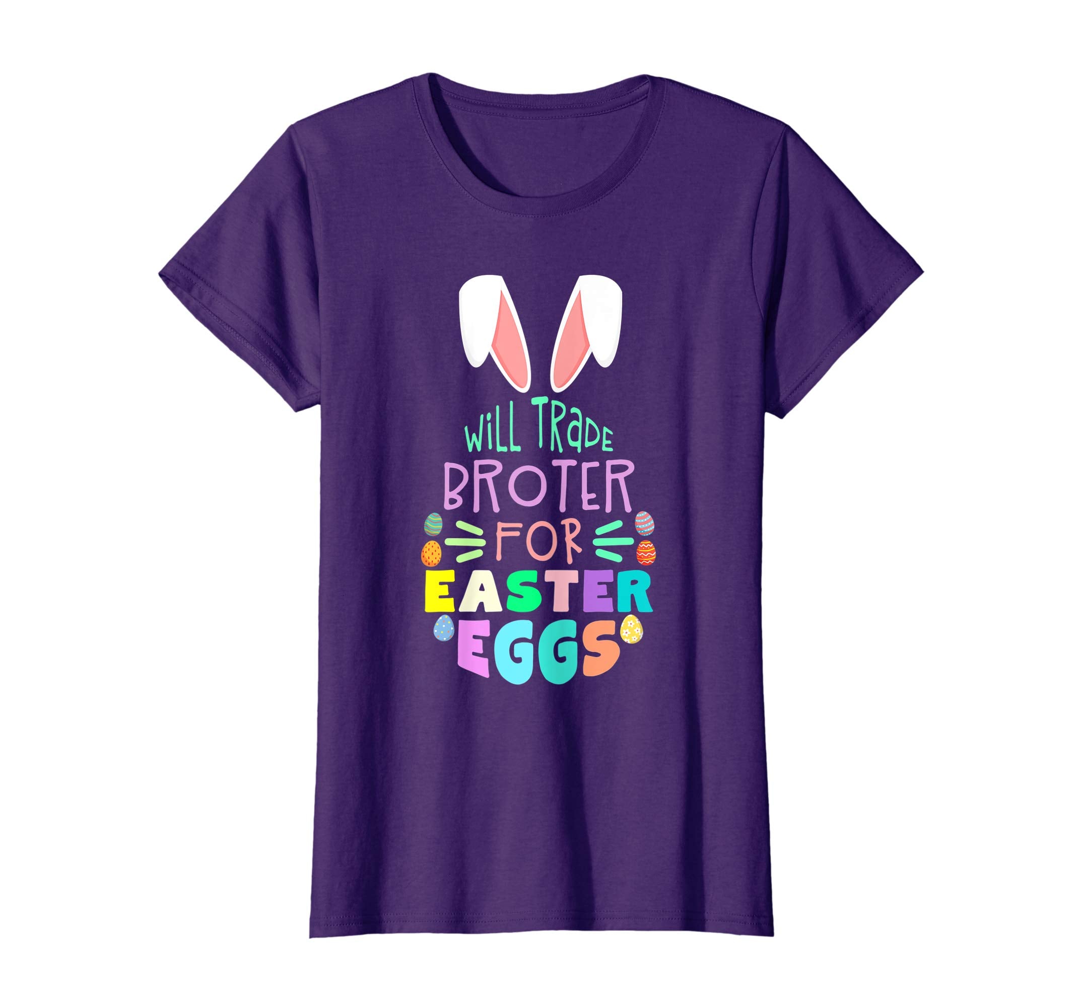 Will Trade Brother For Eggs Happy Easter Boys Girls T Shirt