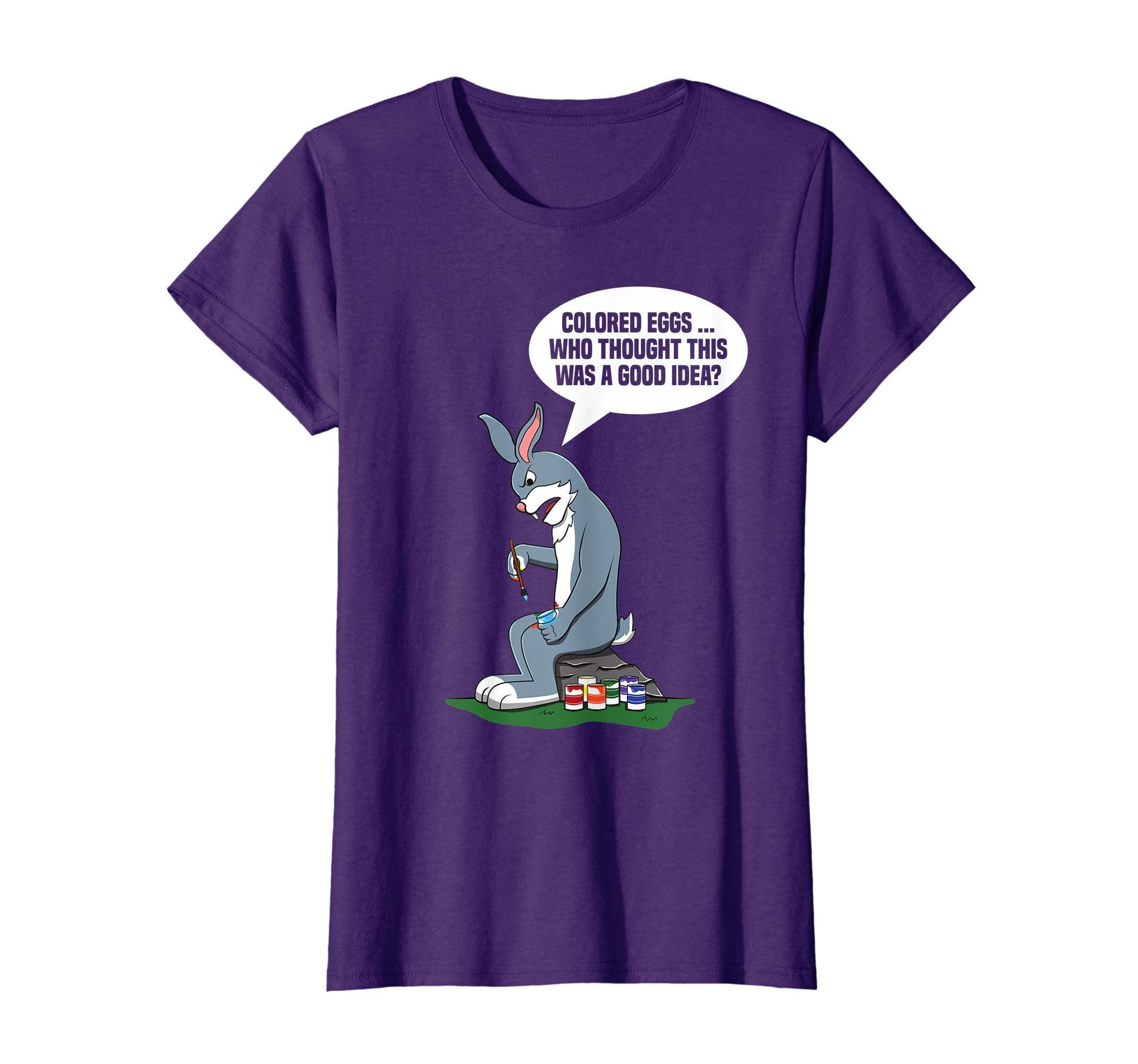 Funny Easter Bunny Shirt Rabbit Pun Cute Colored Eggs Quote