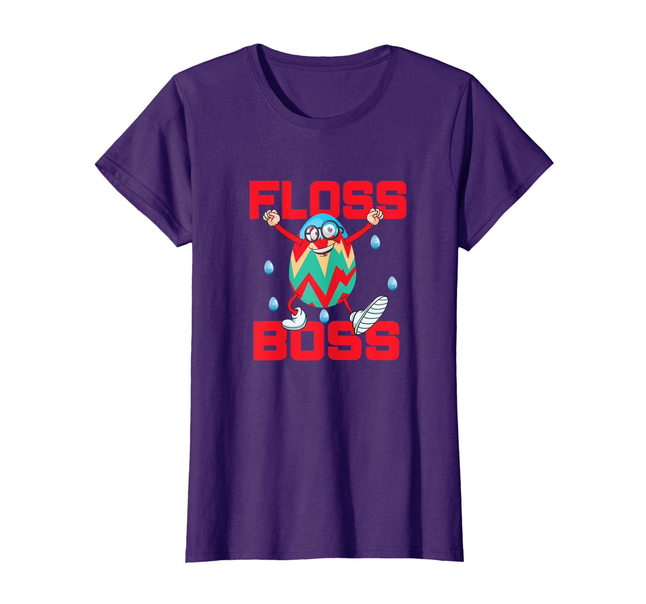 Easter Egg Shirt For Kids Cute Easter Floss Boss Egg