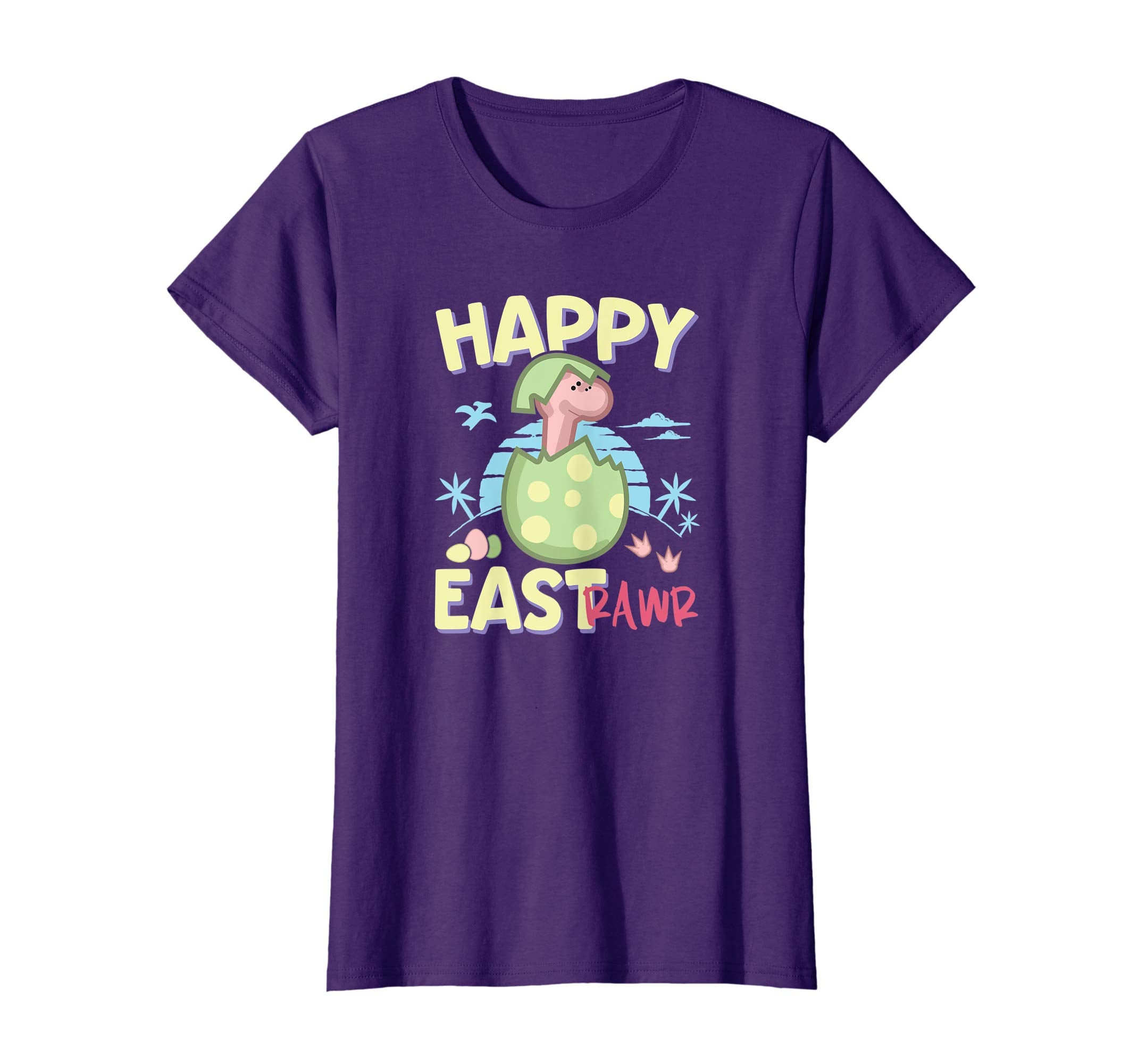 Happy Eastrawr Cute Easter Dinosaur In Egg T-Shirt for Kids
