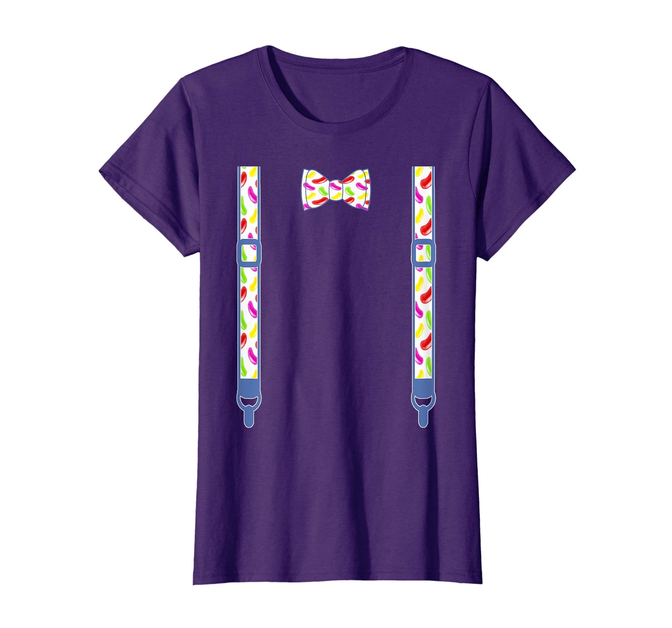 Easter Spring Bow tie suspenders pastel Jelly beans T-shirt