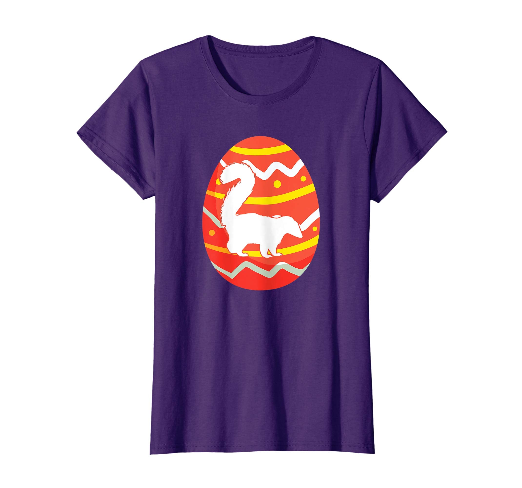 Funny Skunk Easter Egg T-Shirt Gifts for Kids Boys Girls