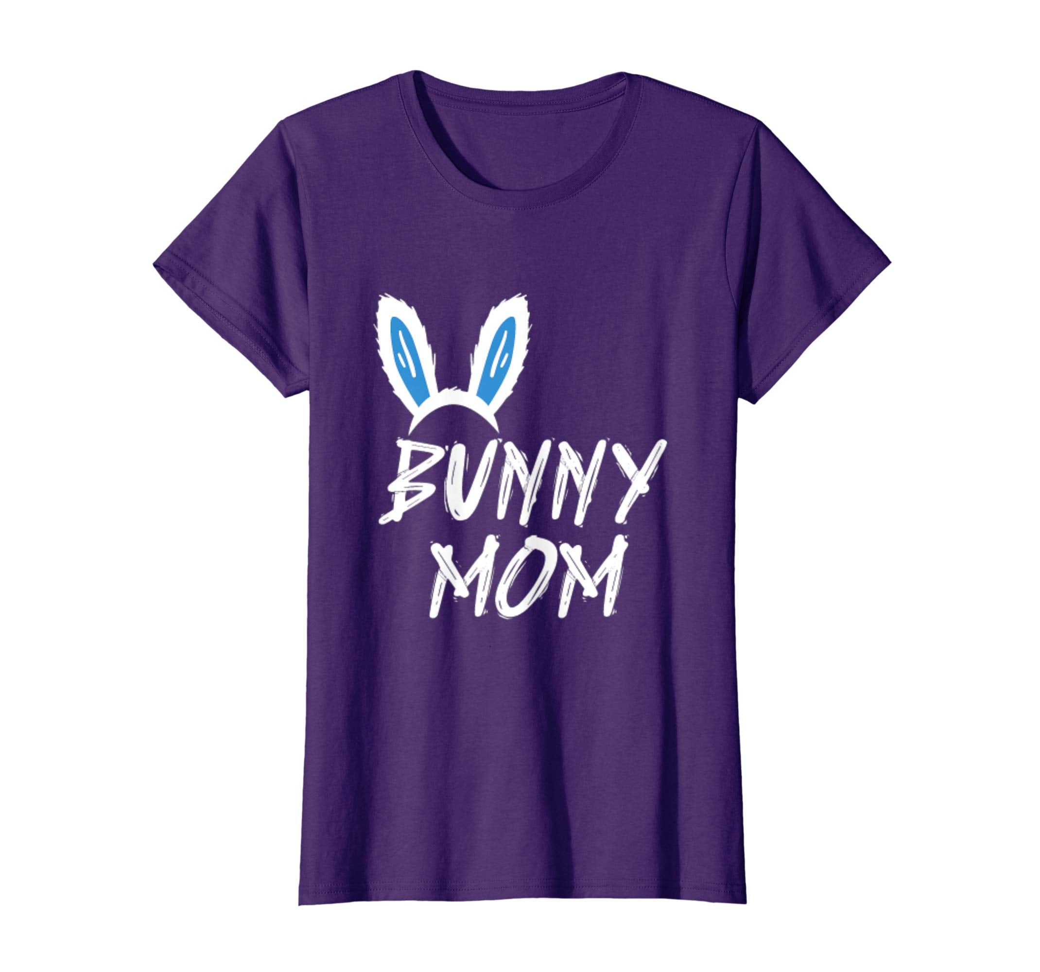Womens Bunny Mom Funny Easter Egg Hunt Matching Family Gift Shirt