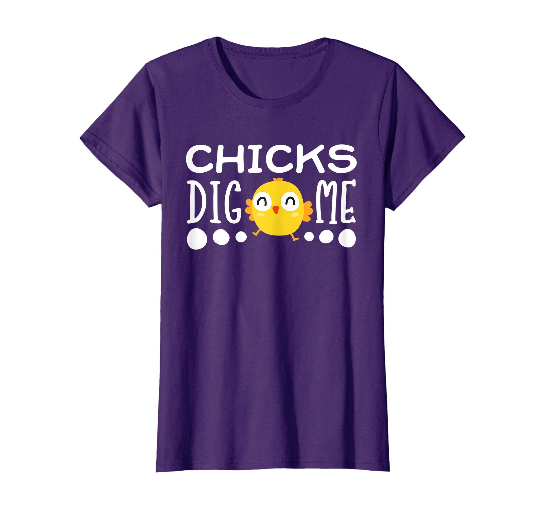 Chicks Dig Me Egg Hunt Happy Easter Kids Boys Girls T Shirt
