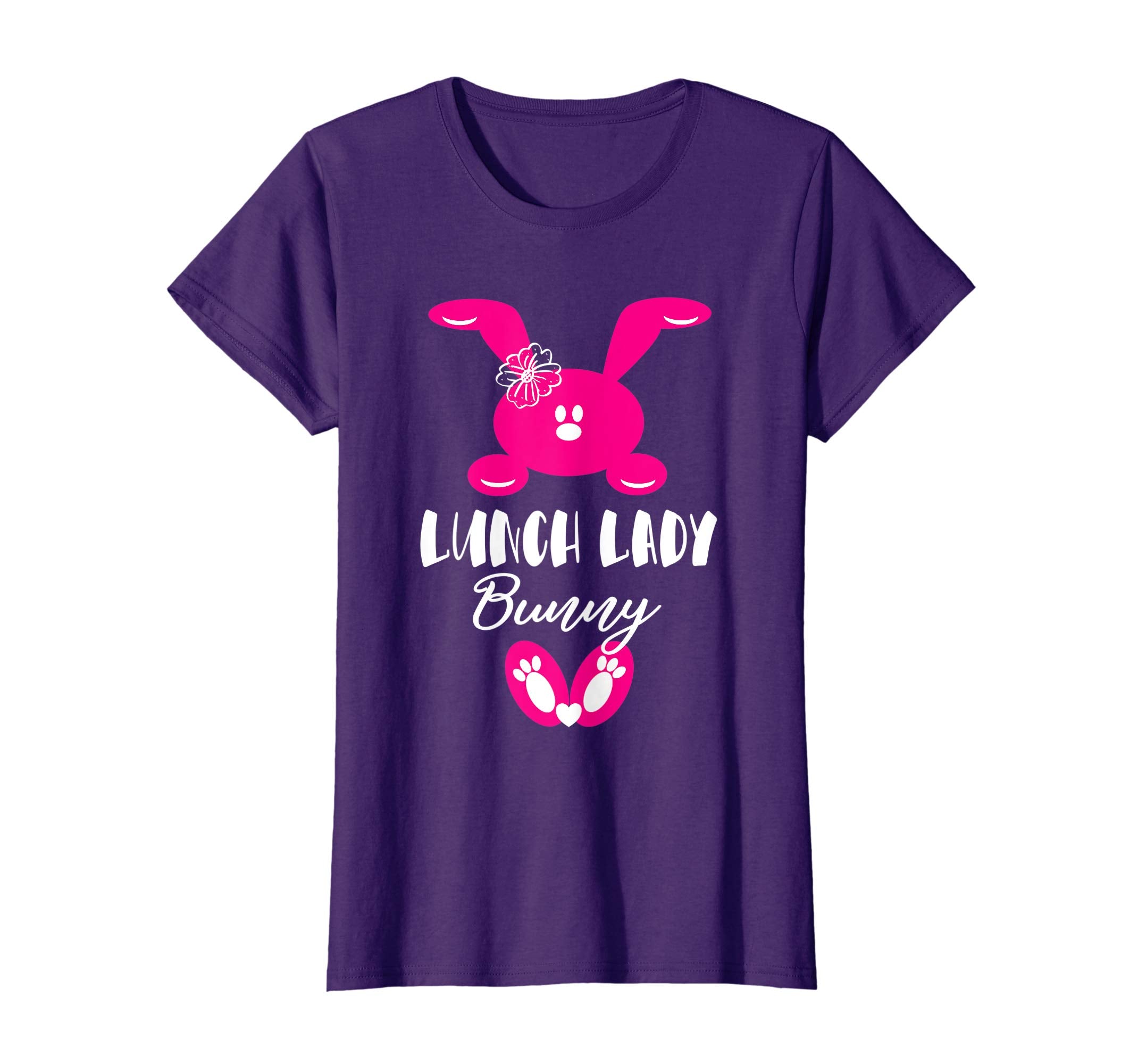 Easter Costume TShirt Lunch Lady Bunny School Party Gift
