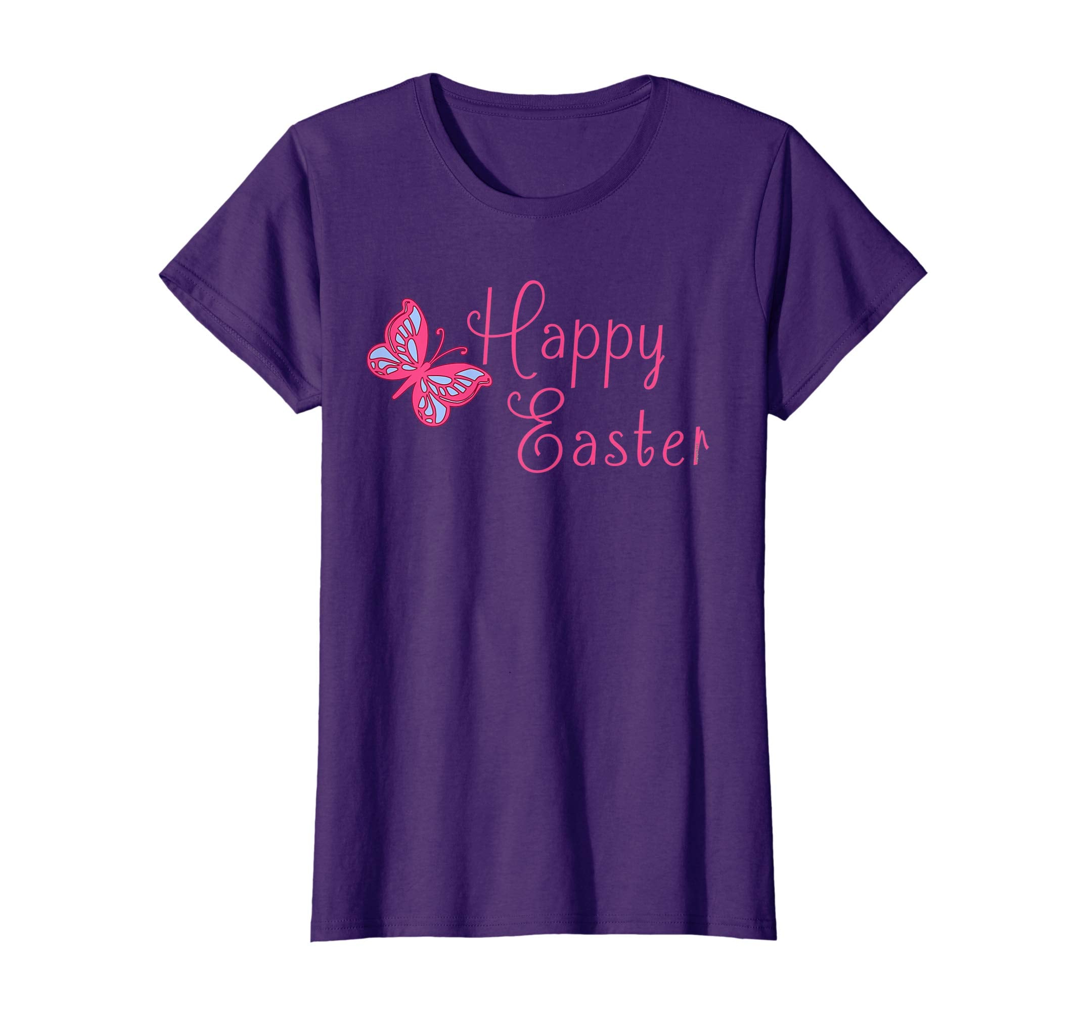 Happy Easter Tshirt with Butterfly
