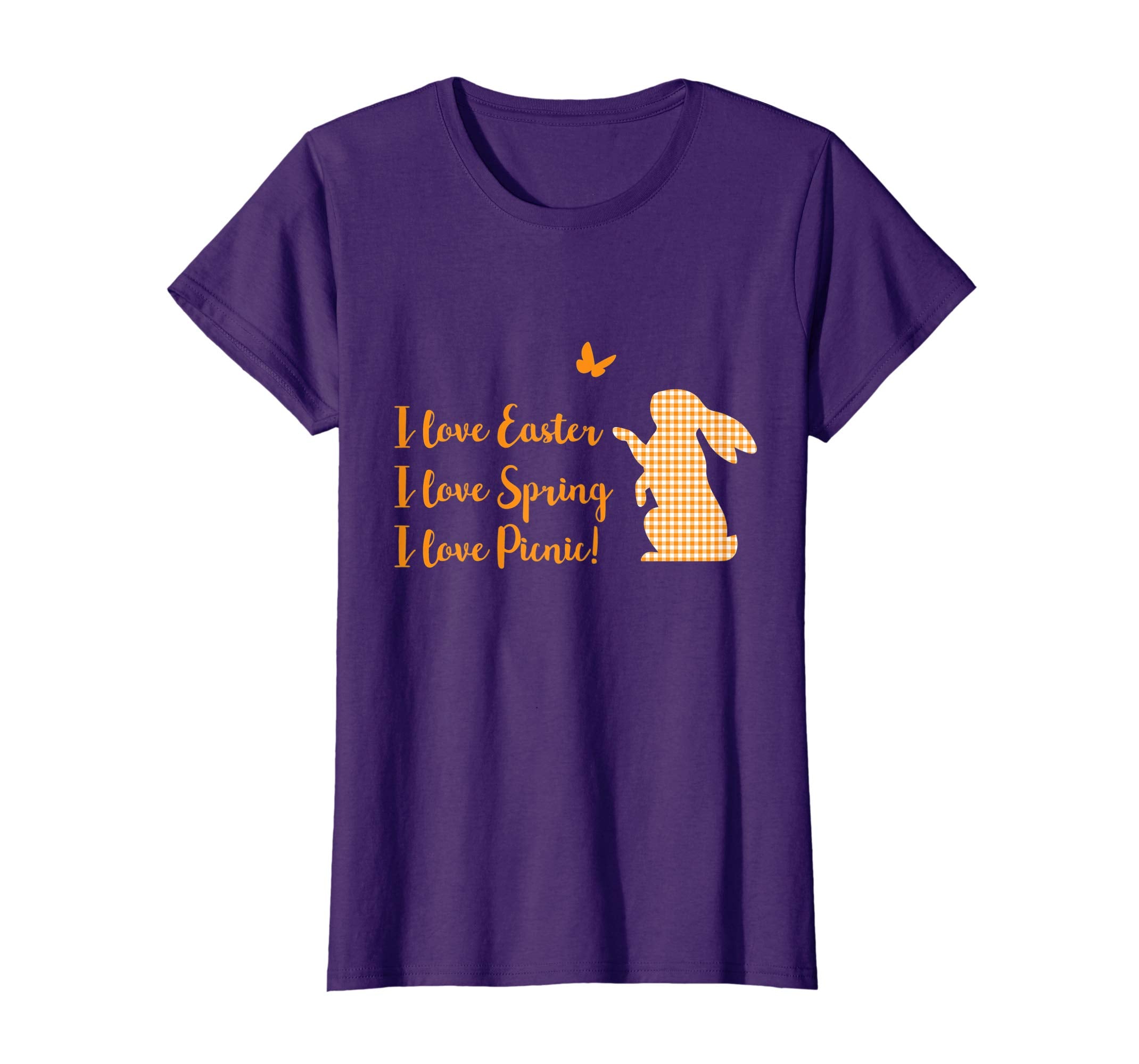 I love Easter, Spring, and Picnic Easter Bunny T shirt