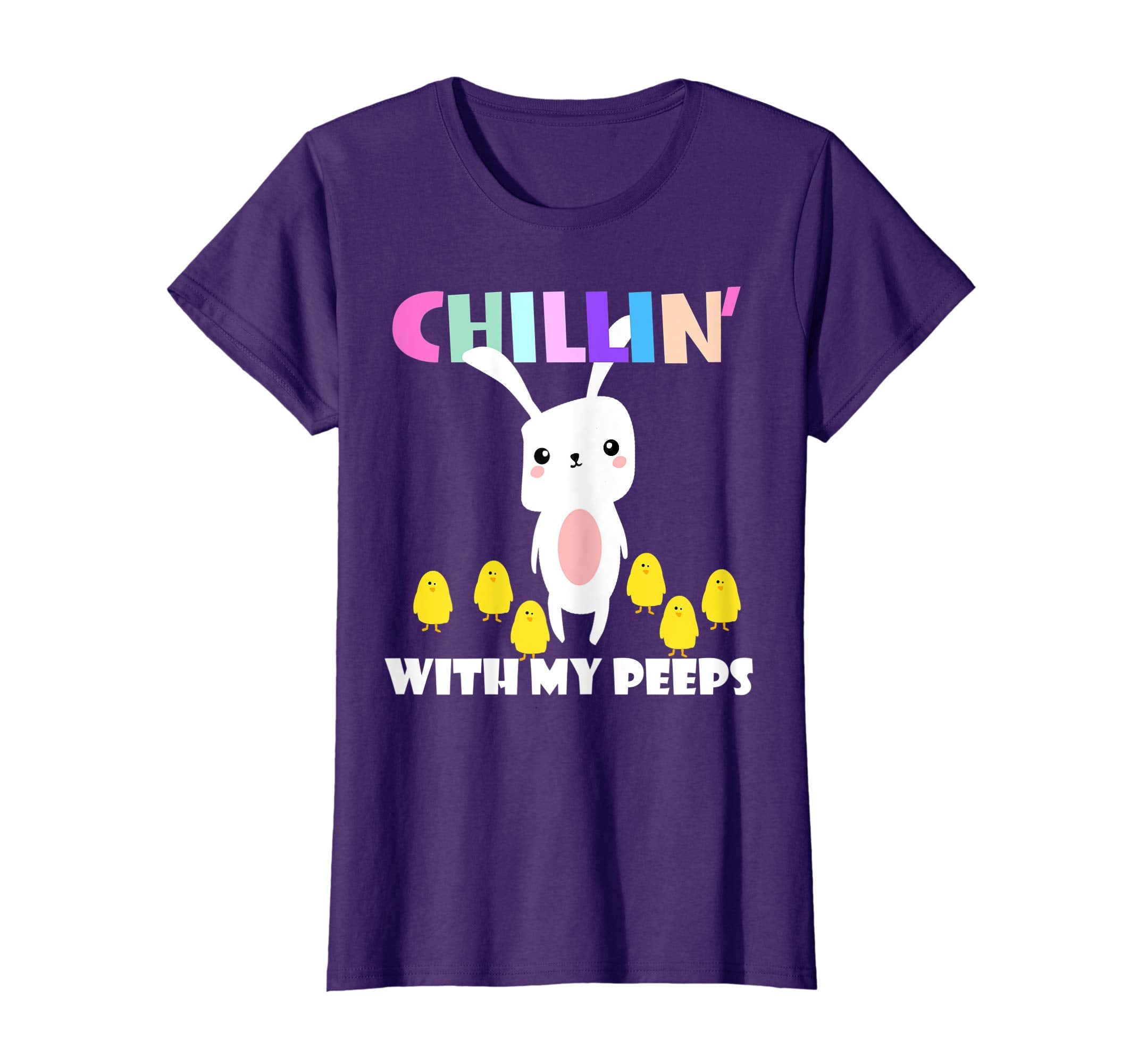 Easter Shirt For Boys Girls Chillin With My Peeps