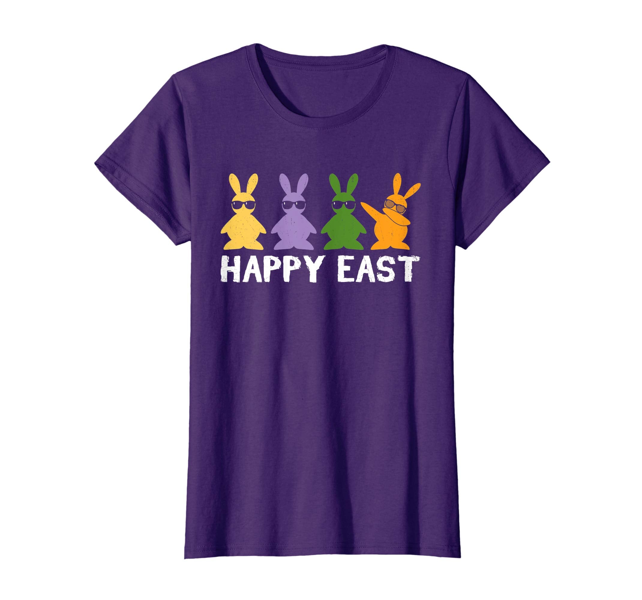 Happy Easter Shirt Colorful Bunny Eggs Gift TShirt