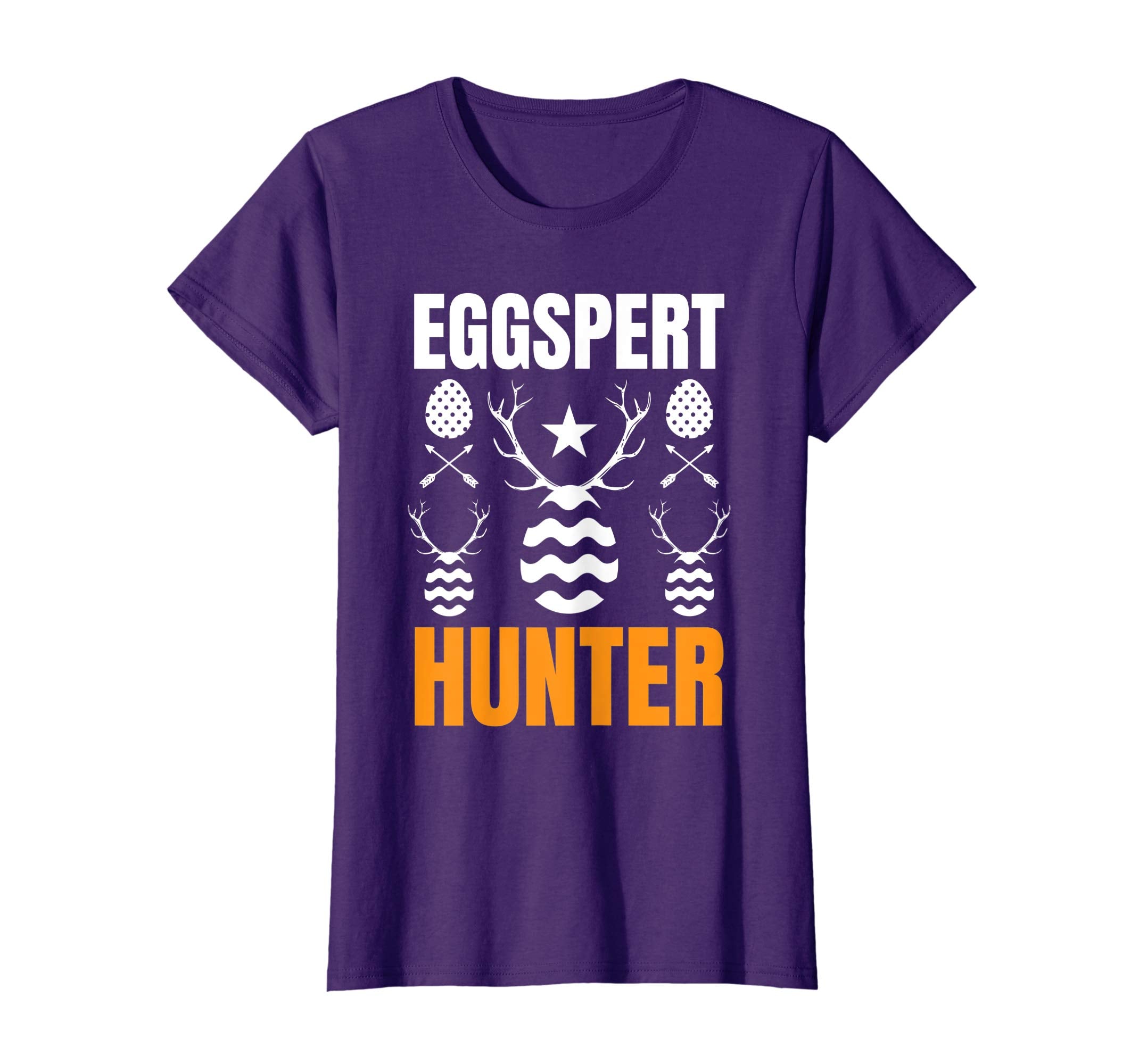 Funny Eggspert Hunter T-Shirt Easter Eggs Gift Tee