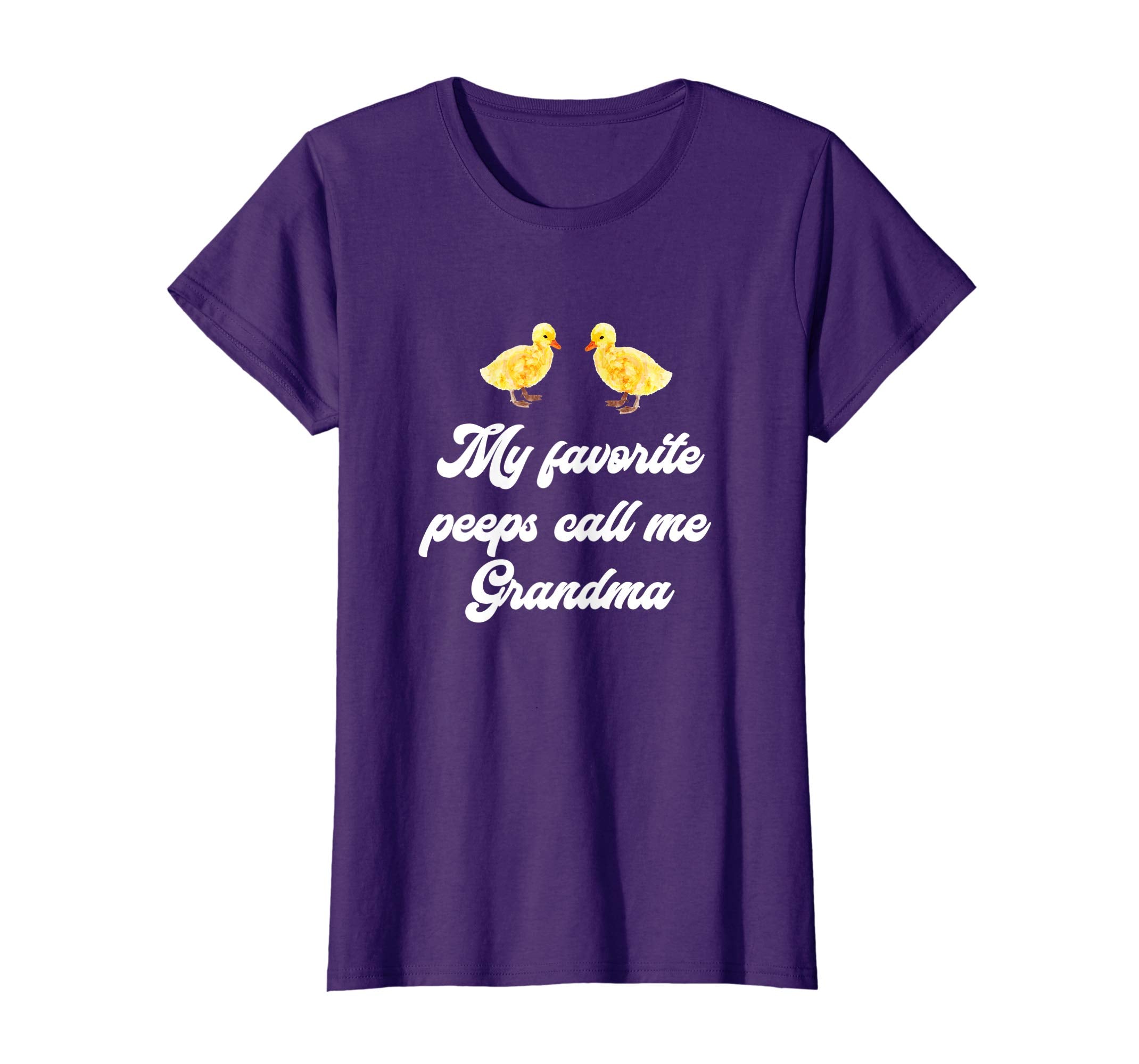 My Favorite Peeps Call Me Grandma Easter Gift Tshirt