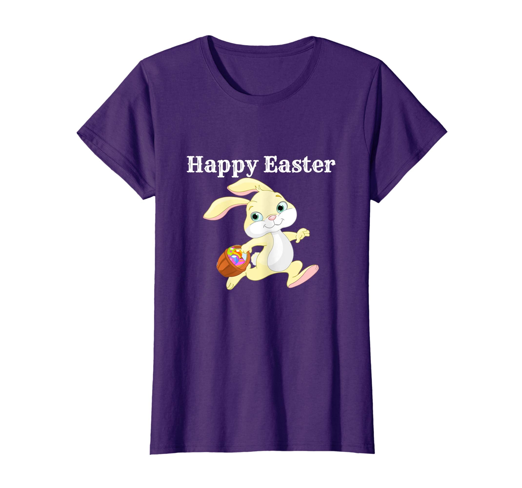 Happy Easter Spring Bunny Easter Egg Basket Cute T-Shirt