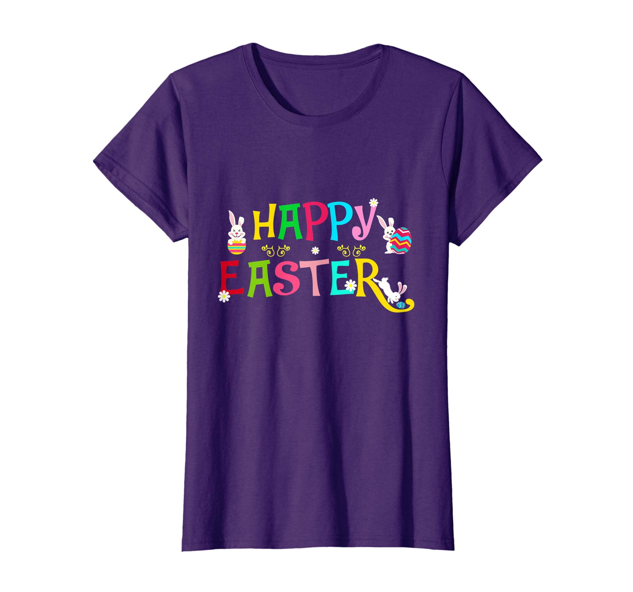 Happy Easter T-Shirt Funny Easter Eggs Novelty Shirt Gift
