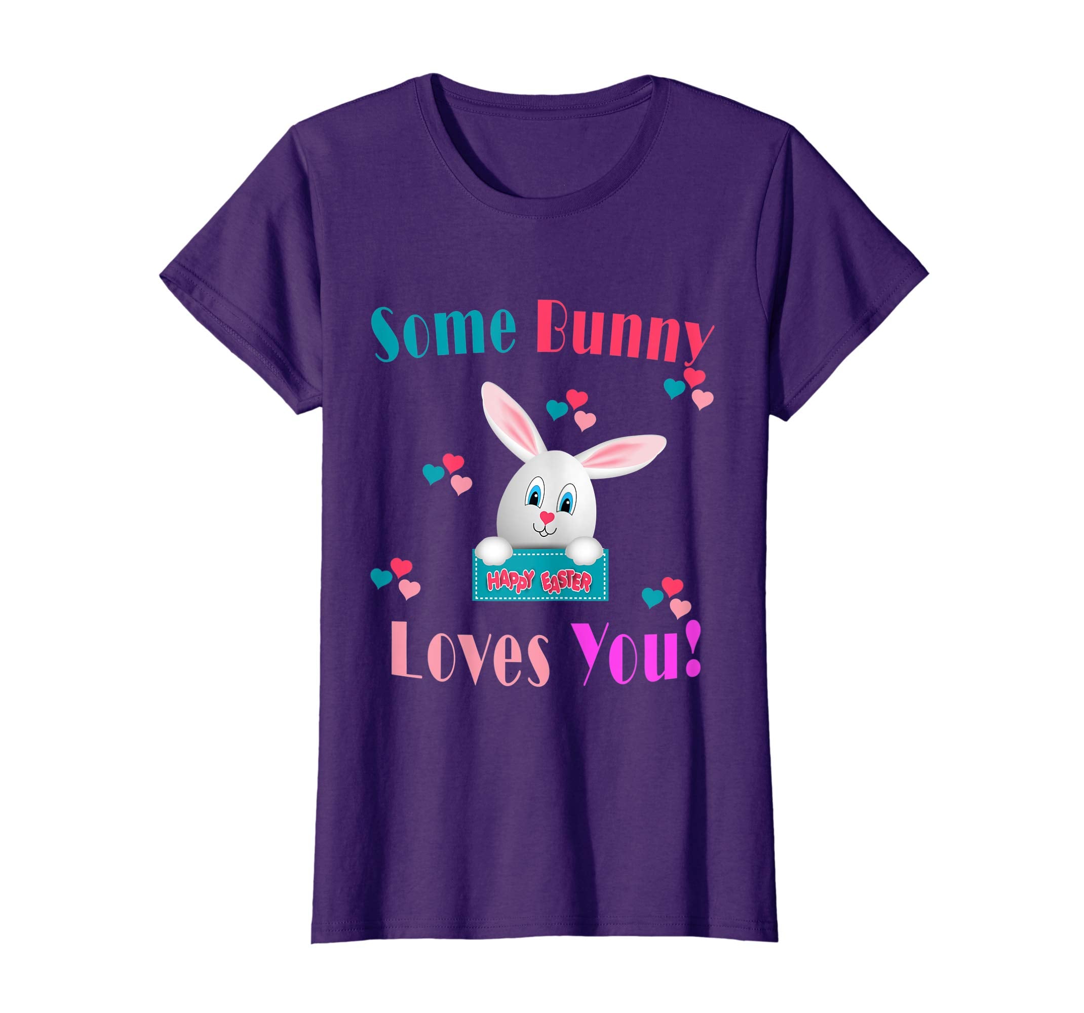 some bunny loves you shirt Easter kids tee
