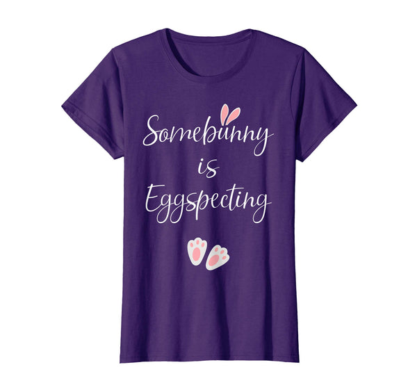 Easter Pregnancy Announcement Somebunny Is Eggspecting Shirt