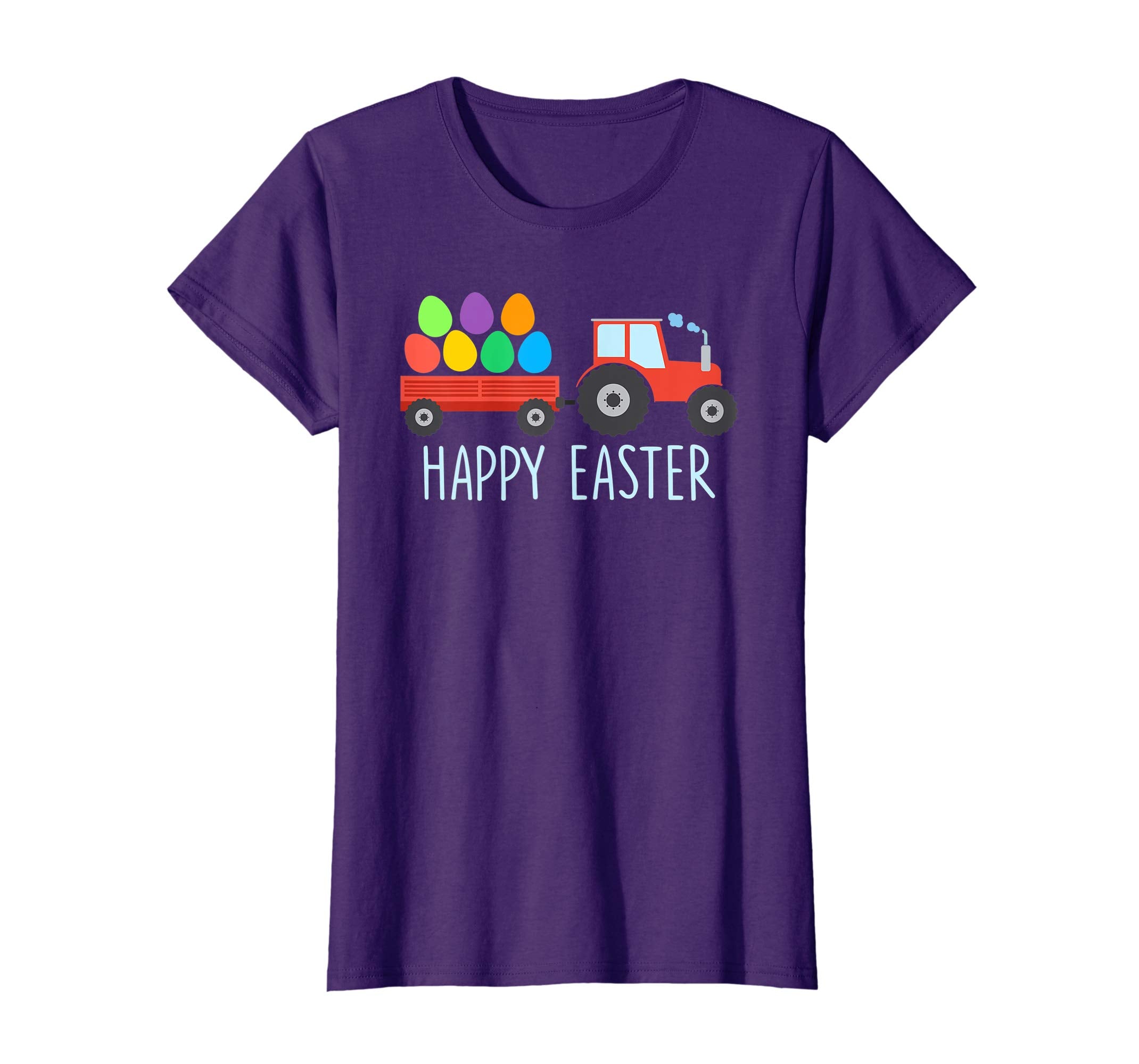 Easter Egg Hunt Tractor T-Shirt Boys Girls Kids Toddlers