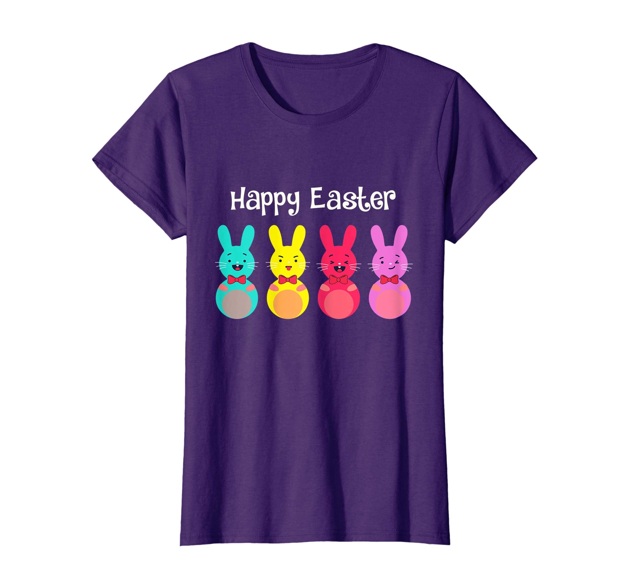 Happy Easter Shirt For Boys Girls Women Men Colorful Eggs