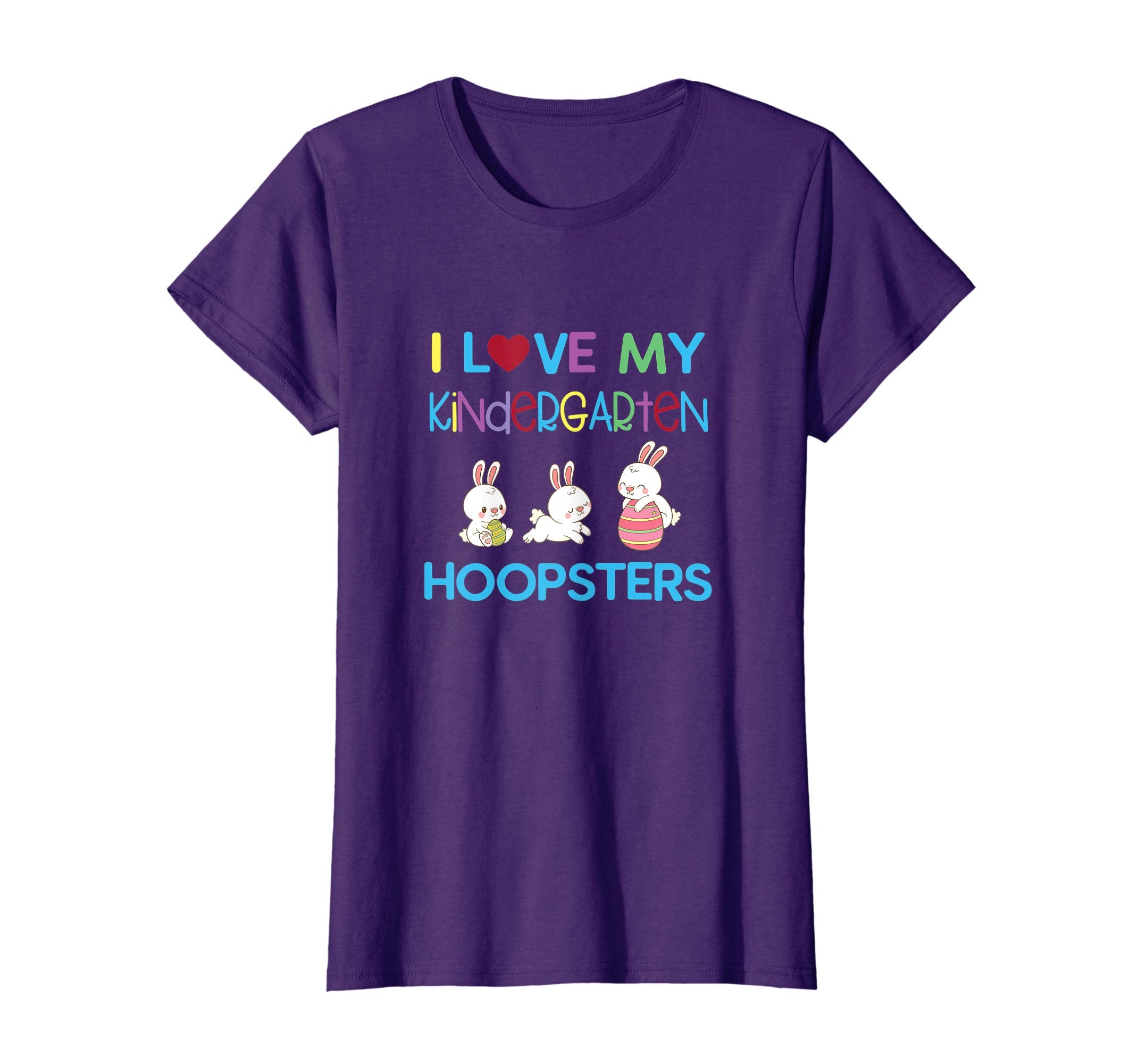 I Love My Kindergarten Hopsters Cool Easter Kids Shirt