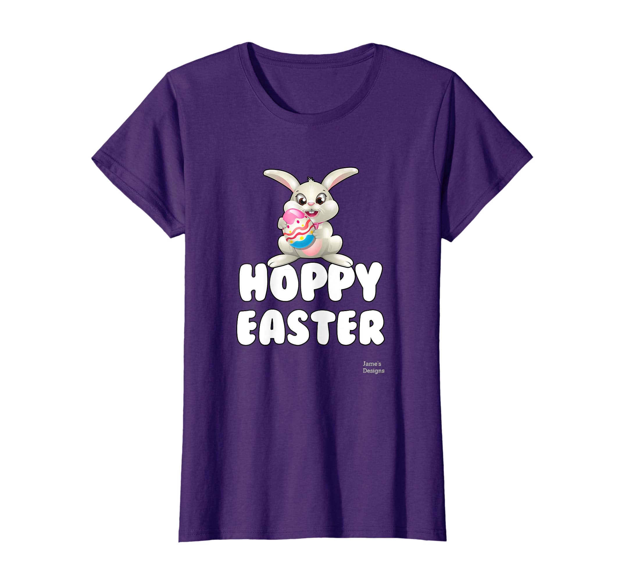 Jame's Designs: Hoppy Easter Bunny Rabbit Cute Bunny T-Shirt