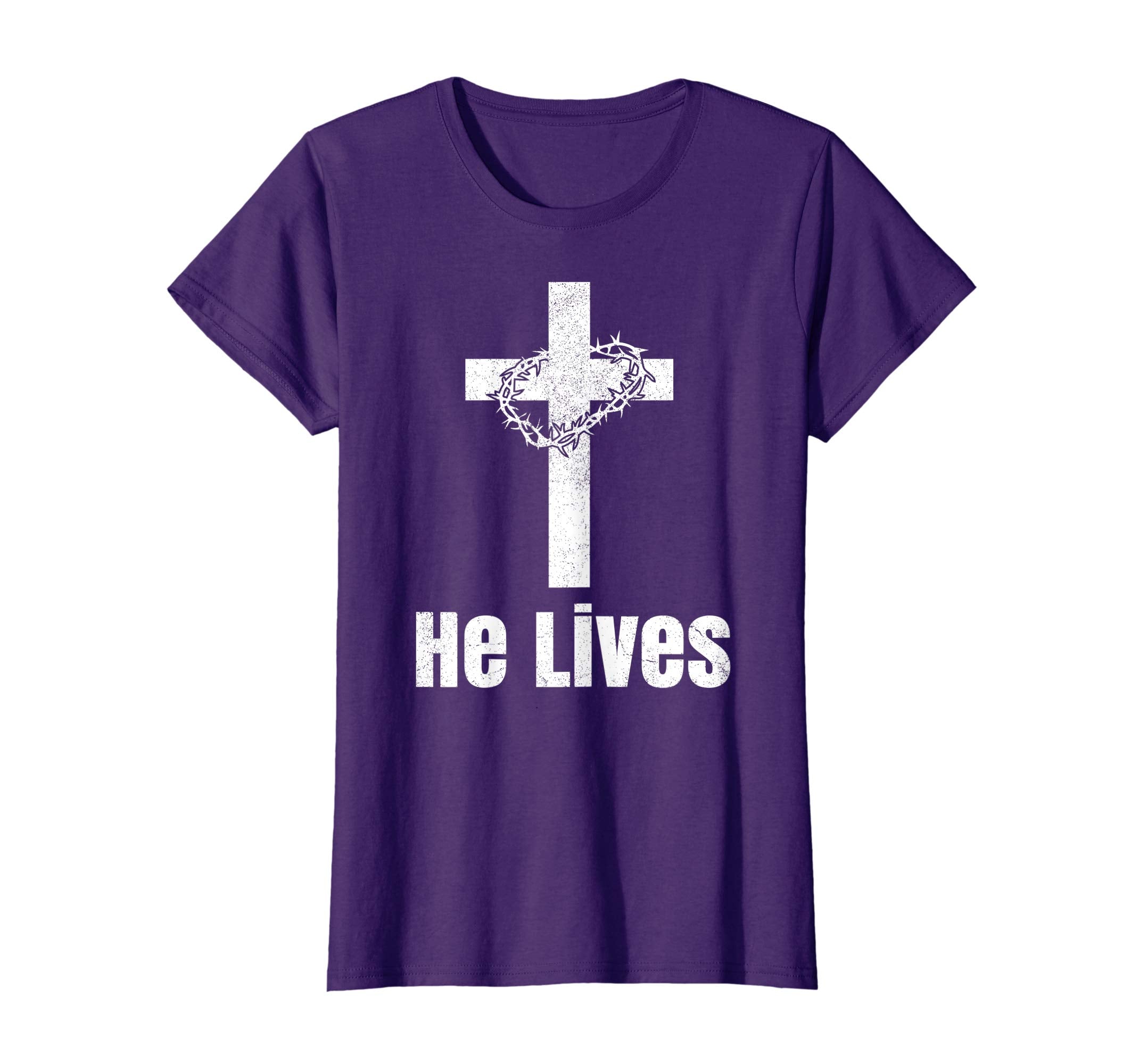 He Lives Easter Religious Christian Jesus Cross T Shirt