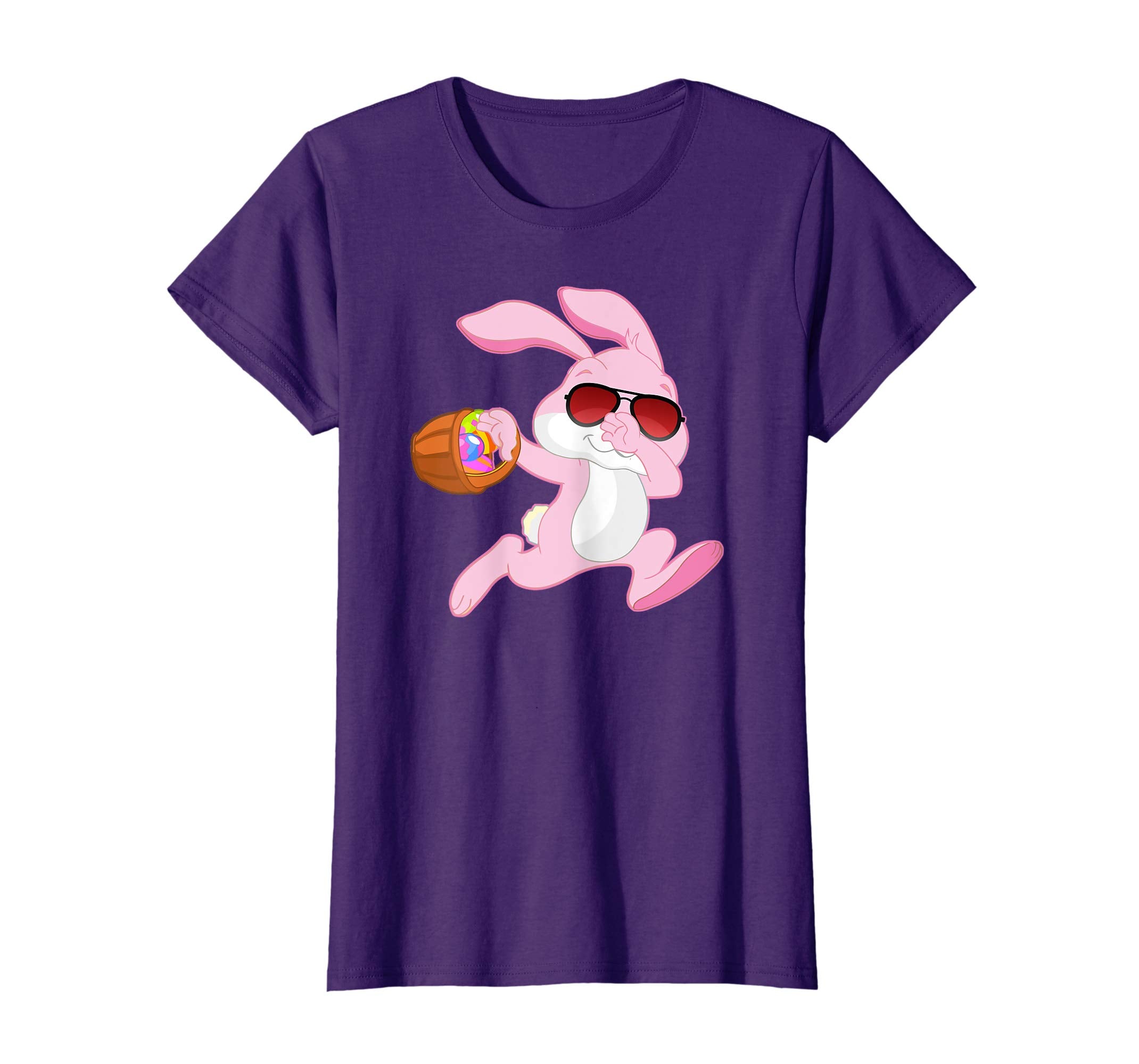 Easter Pink Rabbit Shirt, Sunglasses On Bunny Tee Gift