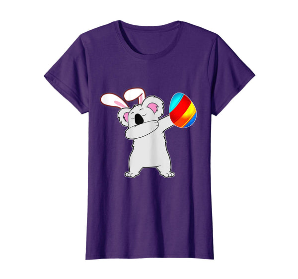 Easter Bunny Dabbing Koala Bear Tshirt Egg Ears Animal Gift