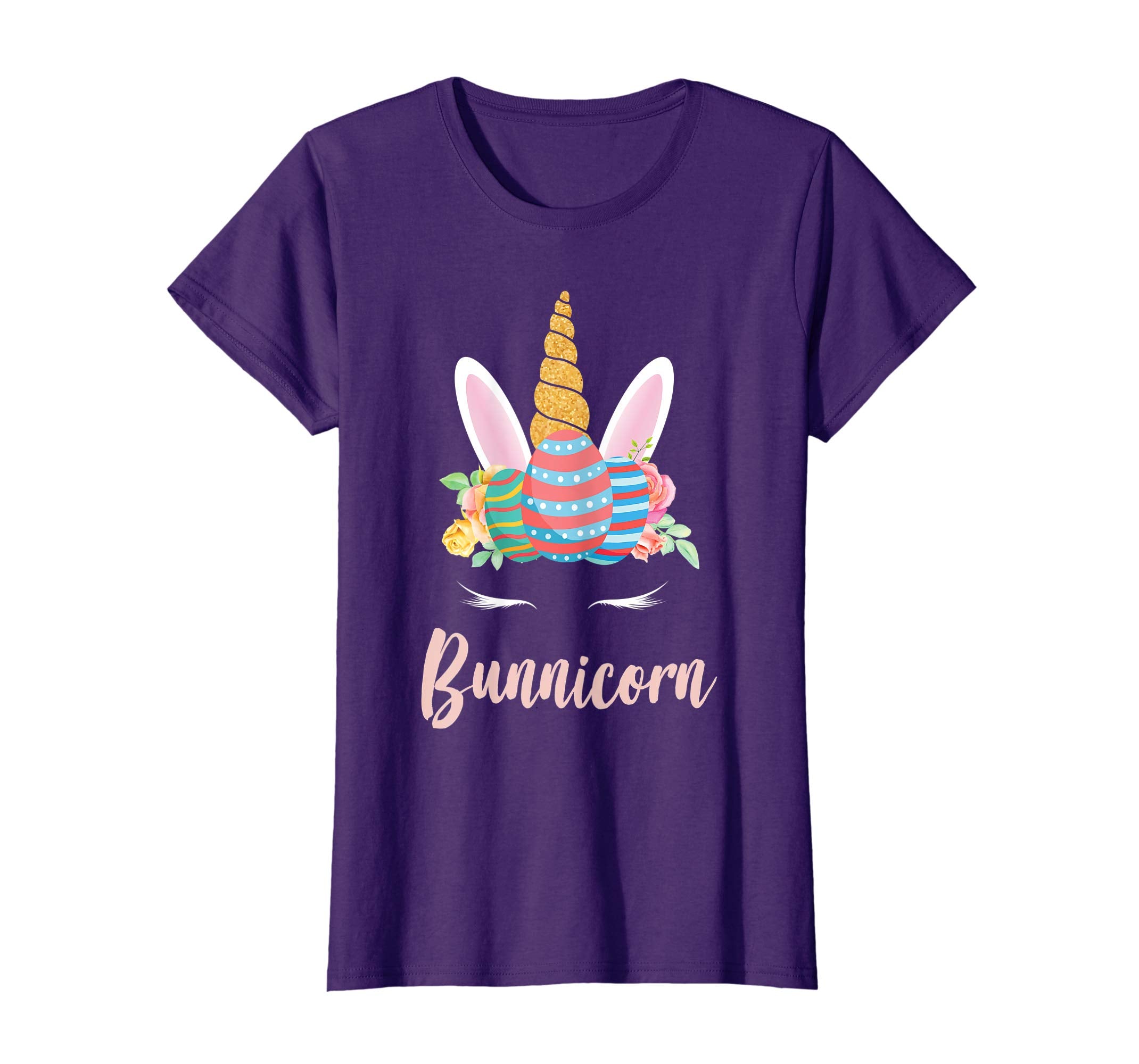 Unicorn Easter T-Shirt, Girl Easter Bunny bunnicorn gifts