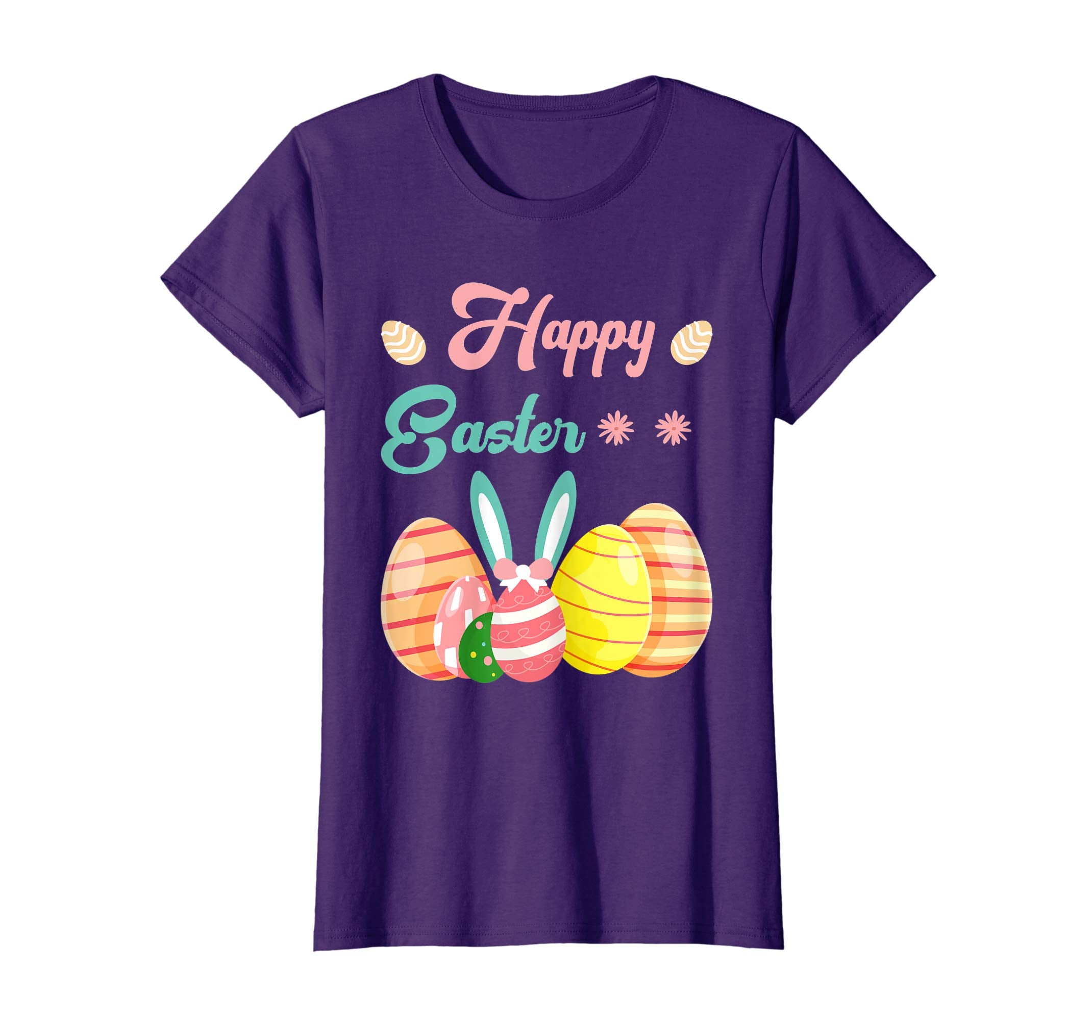 Happy Easter T-Shirt Colorful Eggs Tee