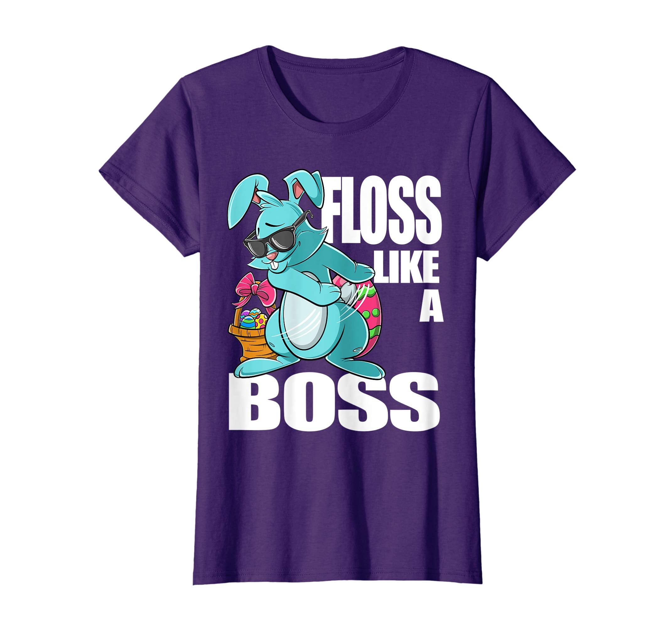Flossing Bunny Easter Shirt for Boys Girls Floss Like a Boss