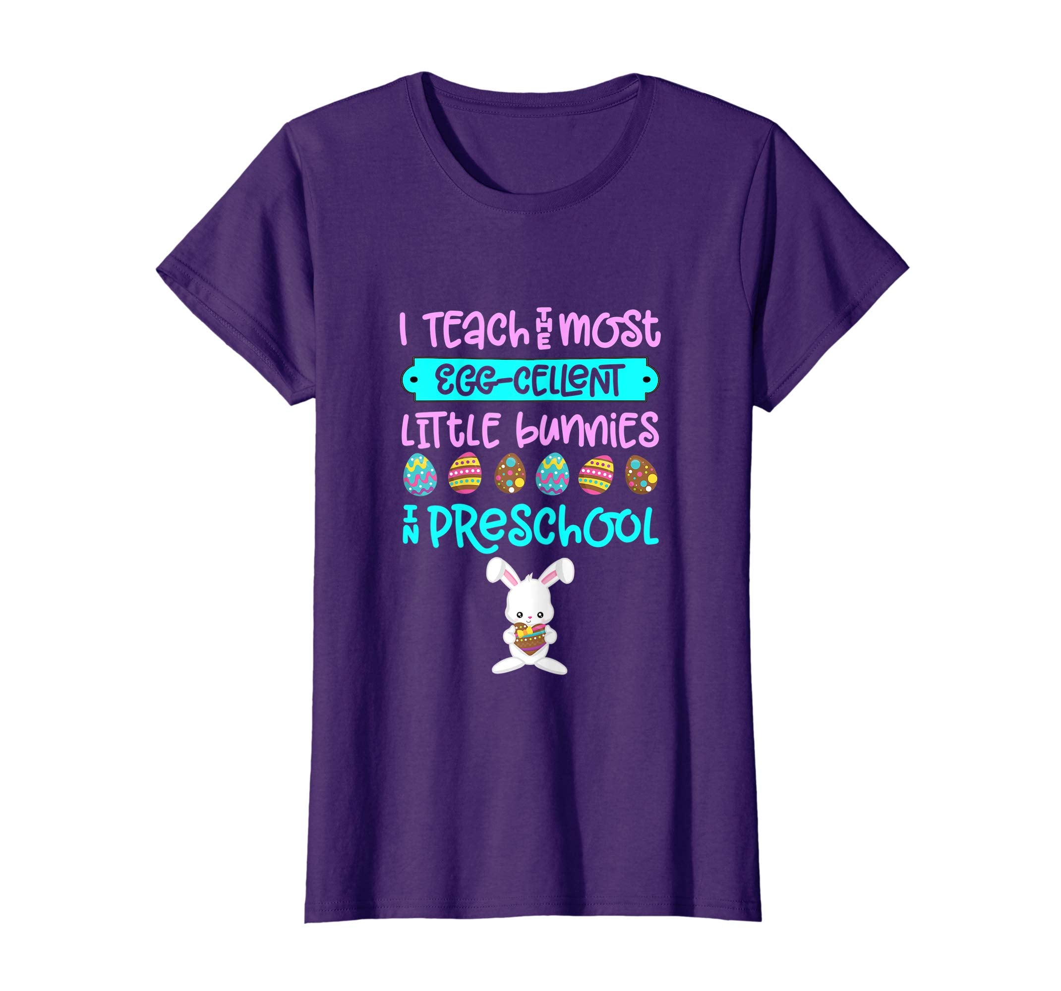 Easter Shirt Teacher Gift Teach Bunny Preschool Pre-K Tshirt
