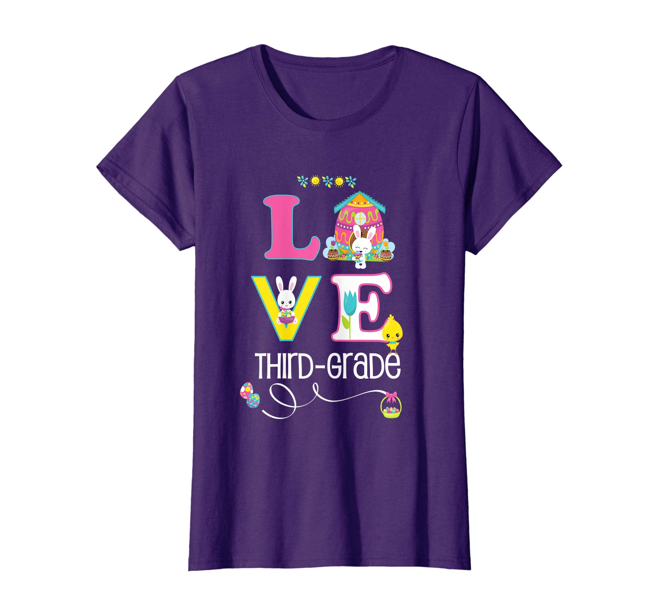 Easter Third Grade School Teacher &amp; Students Cute Love Shirt