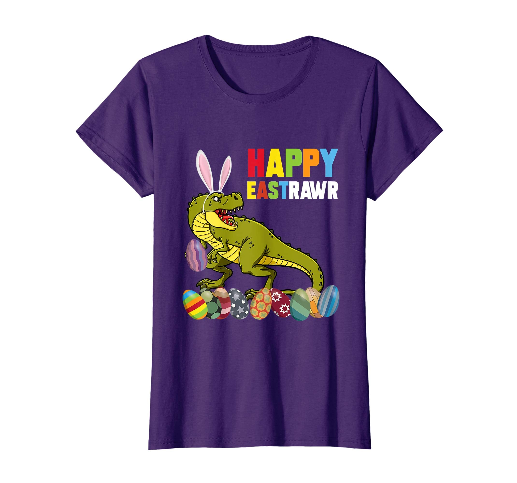 Rex Dinosaur Easter Happy Eastrawr Bunny Egg T-shirt