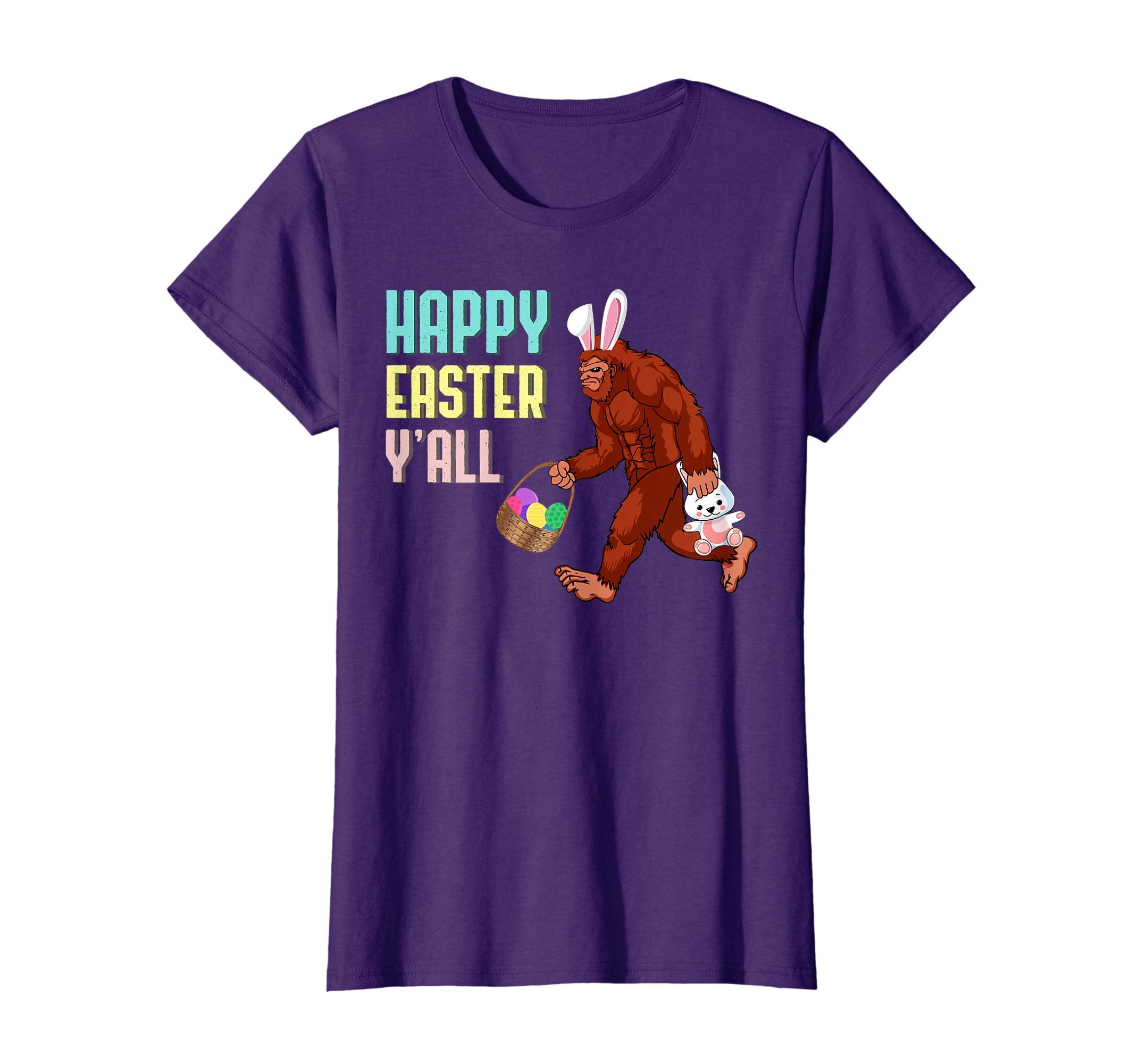 Easter Bigfoot Sasquatch Shirt Bunny Egg Hunting Gift Tee