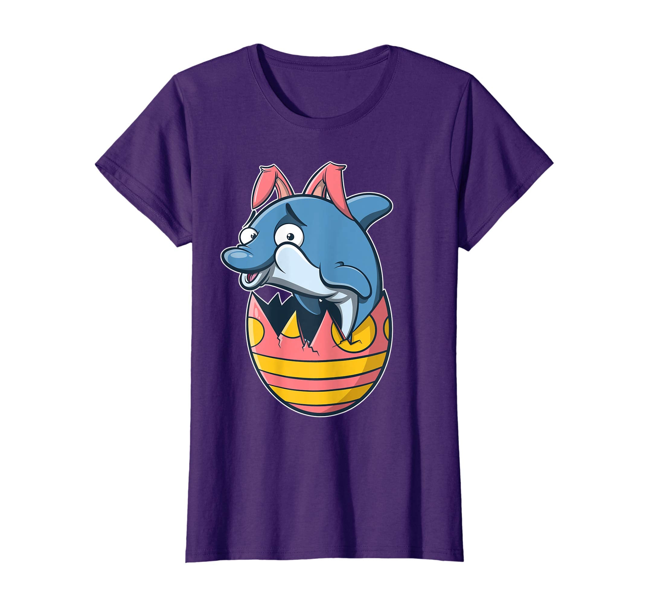 Dolphin Bunny Easter T Shirt for Boys, Girls, &amp; Adults
