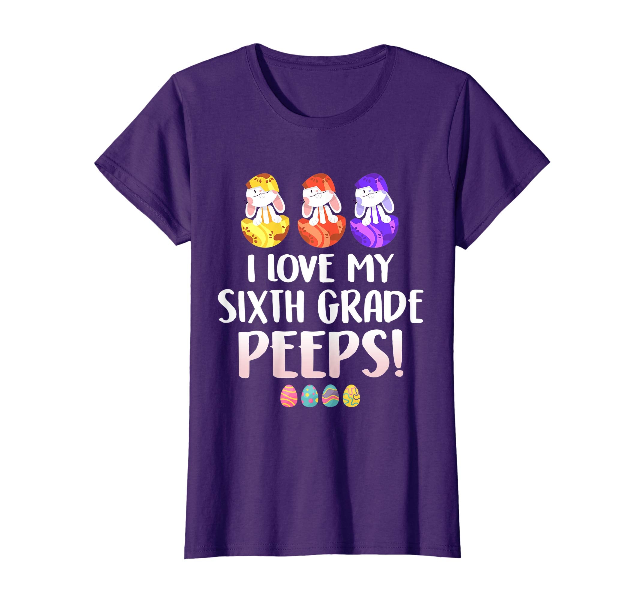 I Love My Sixth Grade Peeps Easter Day T-Shirt