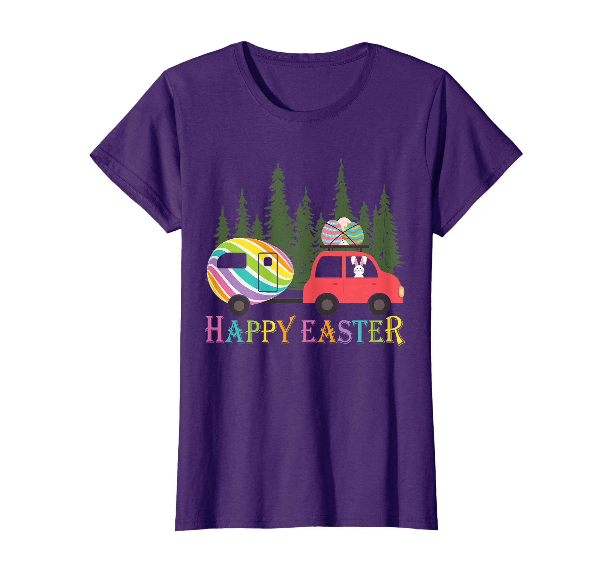 Camping shirt Happy Easter Day Bunny eggs for men women kid